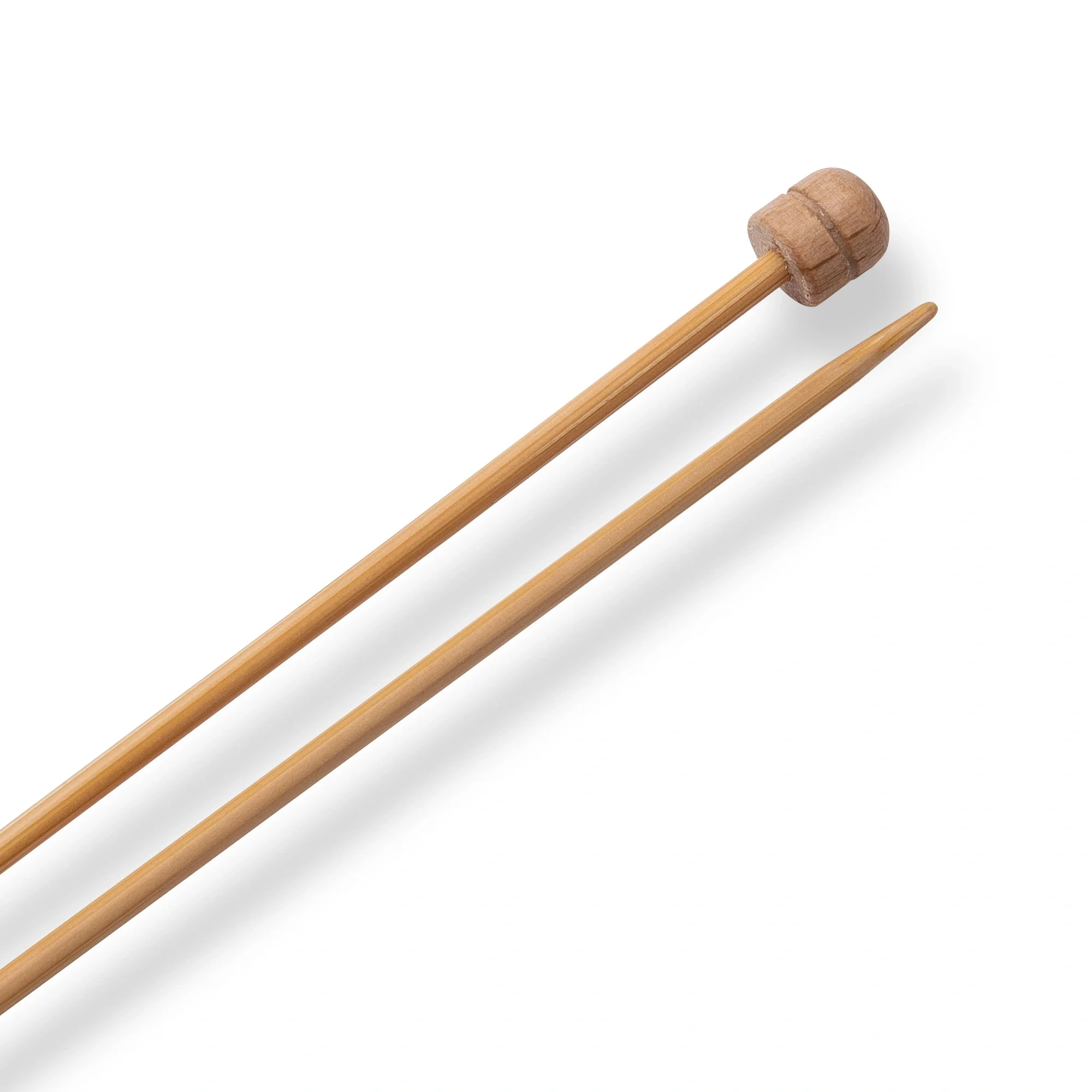 13" Single Point Knitting Needles, Bamboo, US 1.5 (2.5mm) - Image 3