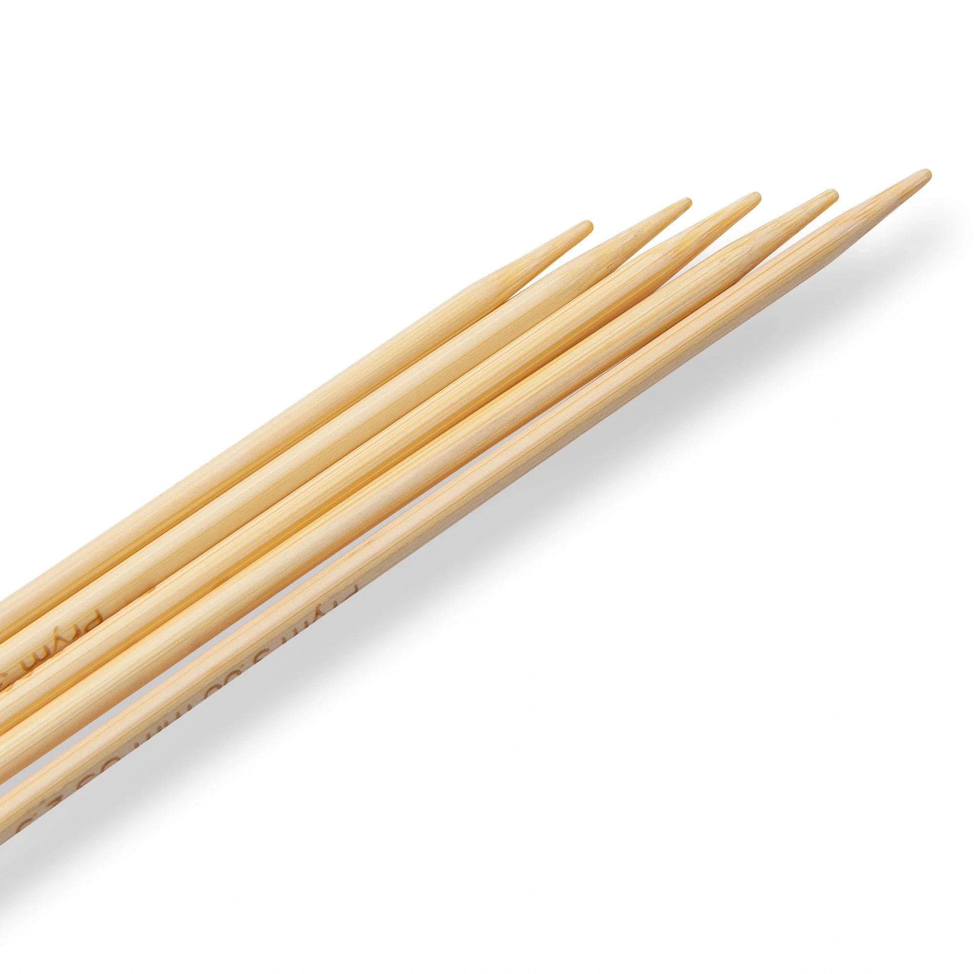 6" Double Point Knitting Needles, Bamboo, US 2 (3mm) - Image 3