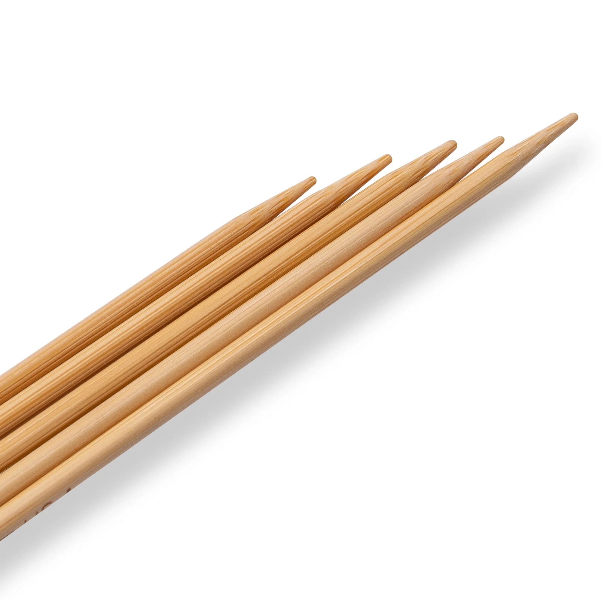 8" Double Point Knitting Needles, Bamboo, US 4 (3.5mm) - Image 3