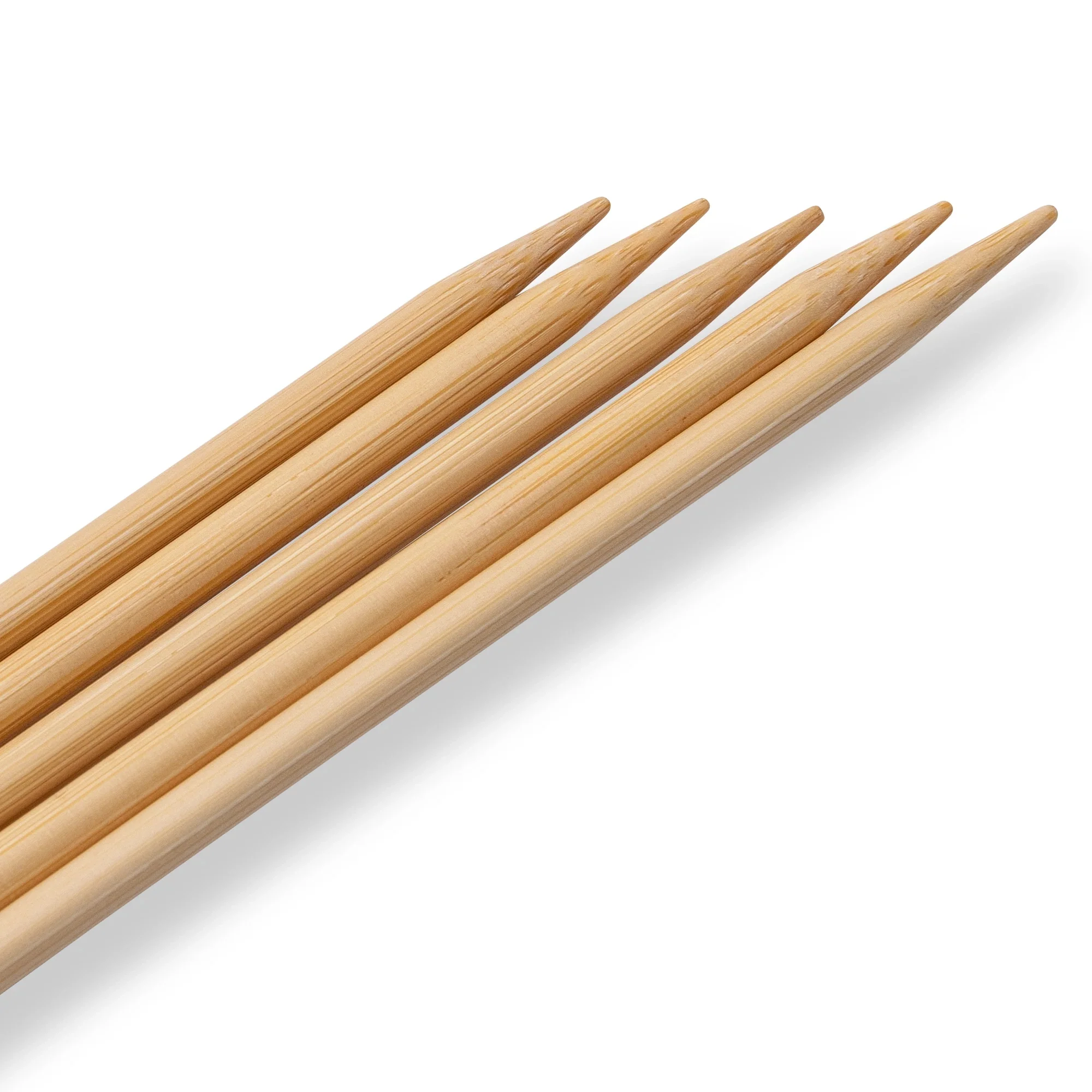 8" Double Point Knitting Needles, Bamboo, US 7 (4.5mm) - Image 3