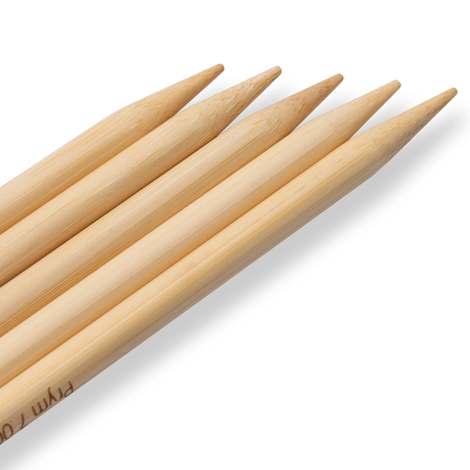 8" Double Point Knitting Needles, Bamboo, US 10.75 (7mm) - Image 3