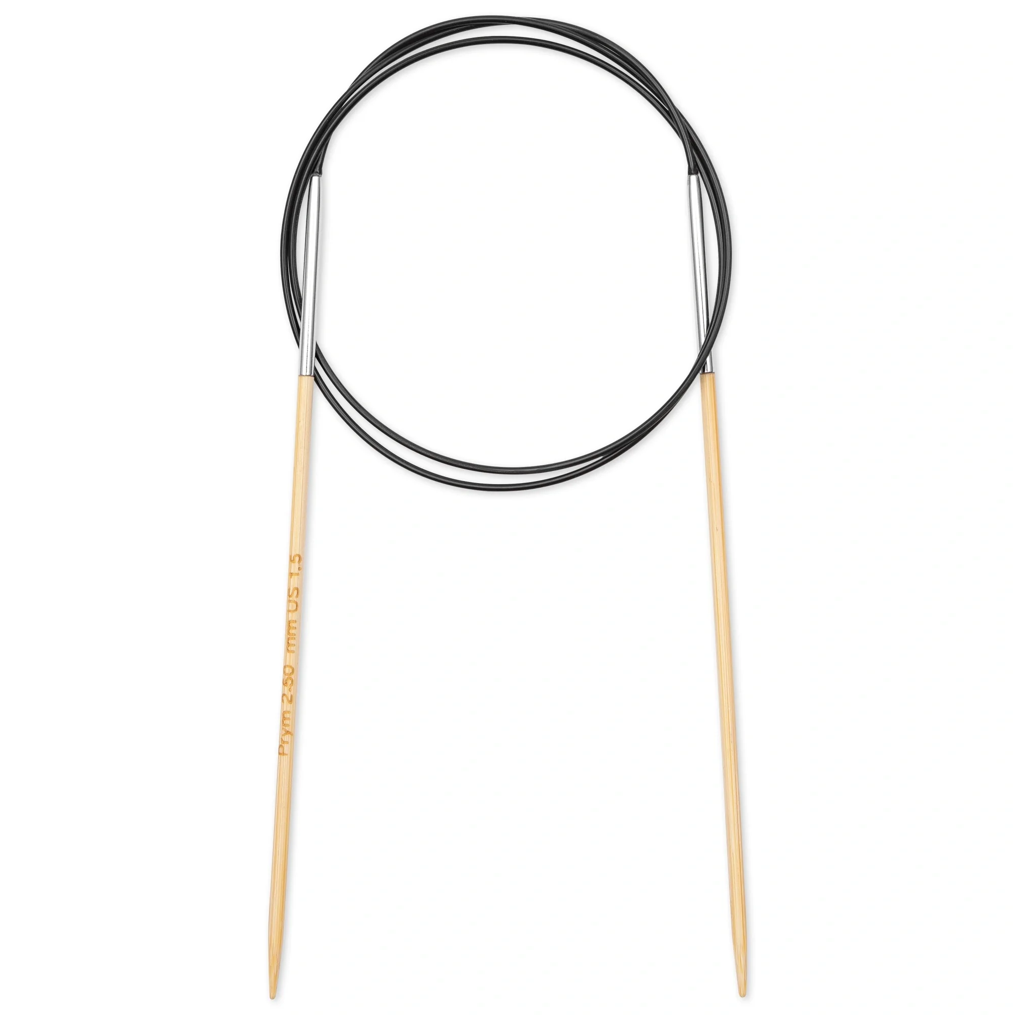 32" Circular Knitting Needles, Bamboo, US 1.5 (2.5mm) - Image 2