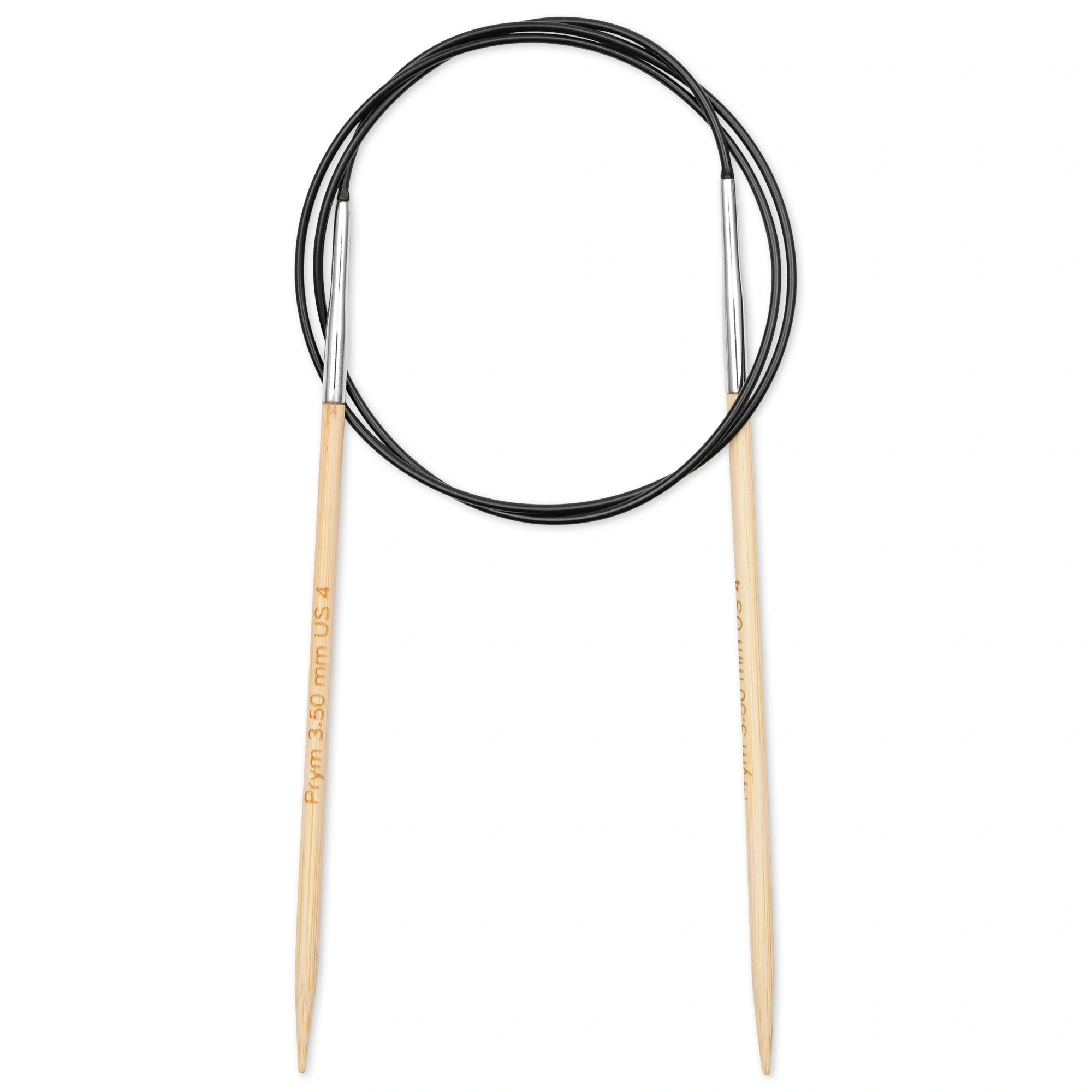 32" Circular Knitting Needles, Bamboo, US 4 (3.5mm) - Image 2