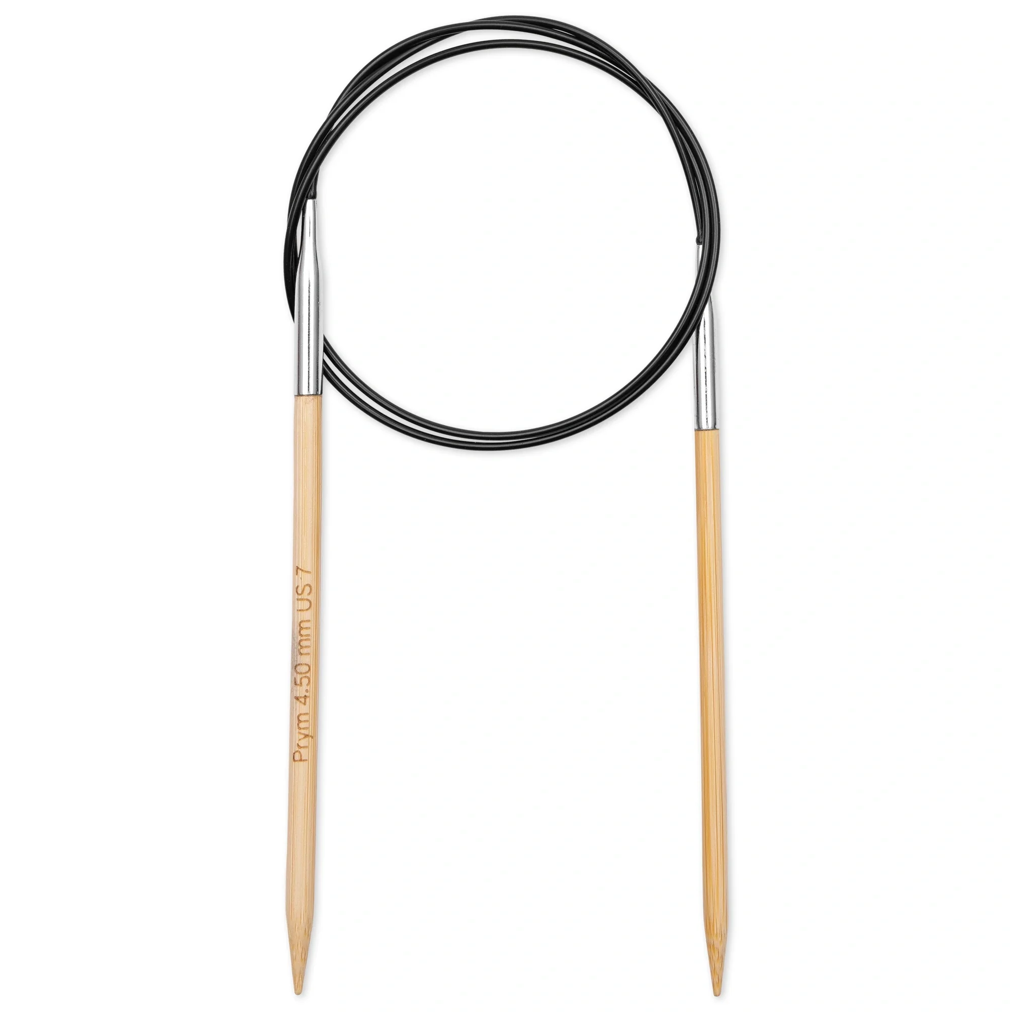 32" Circular Knitting Needles, Bamboo, US 7 (4.5mm) - Image 2