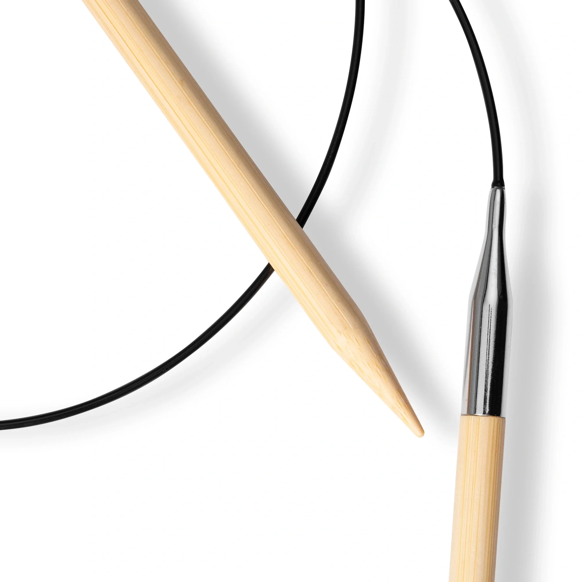 32" Circular Knitting Needles, Bamboo, US 10.75 (7mm) - Image 3