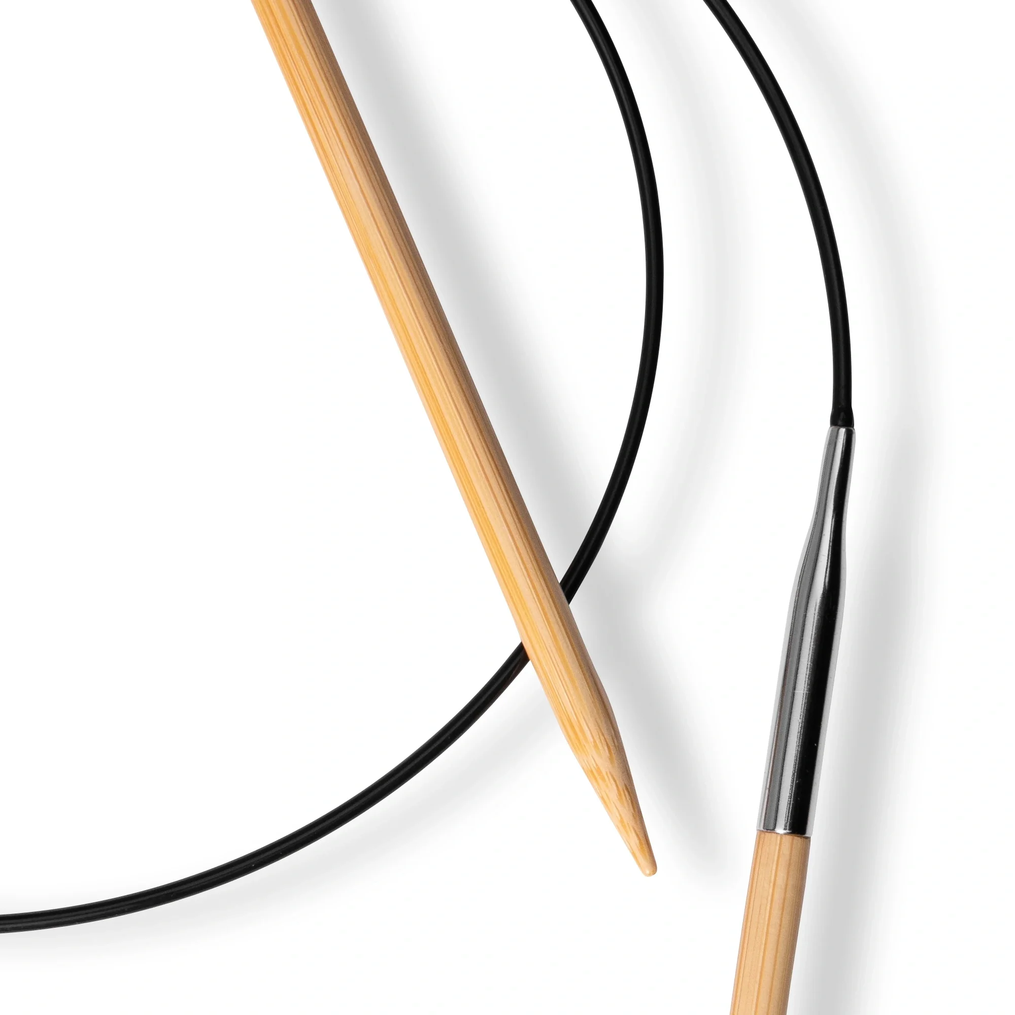 24" Circular Knitting Needles, Bamboo, US 7 (4.5mm) - Image 3