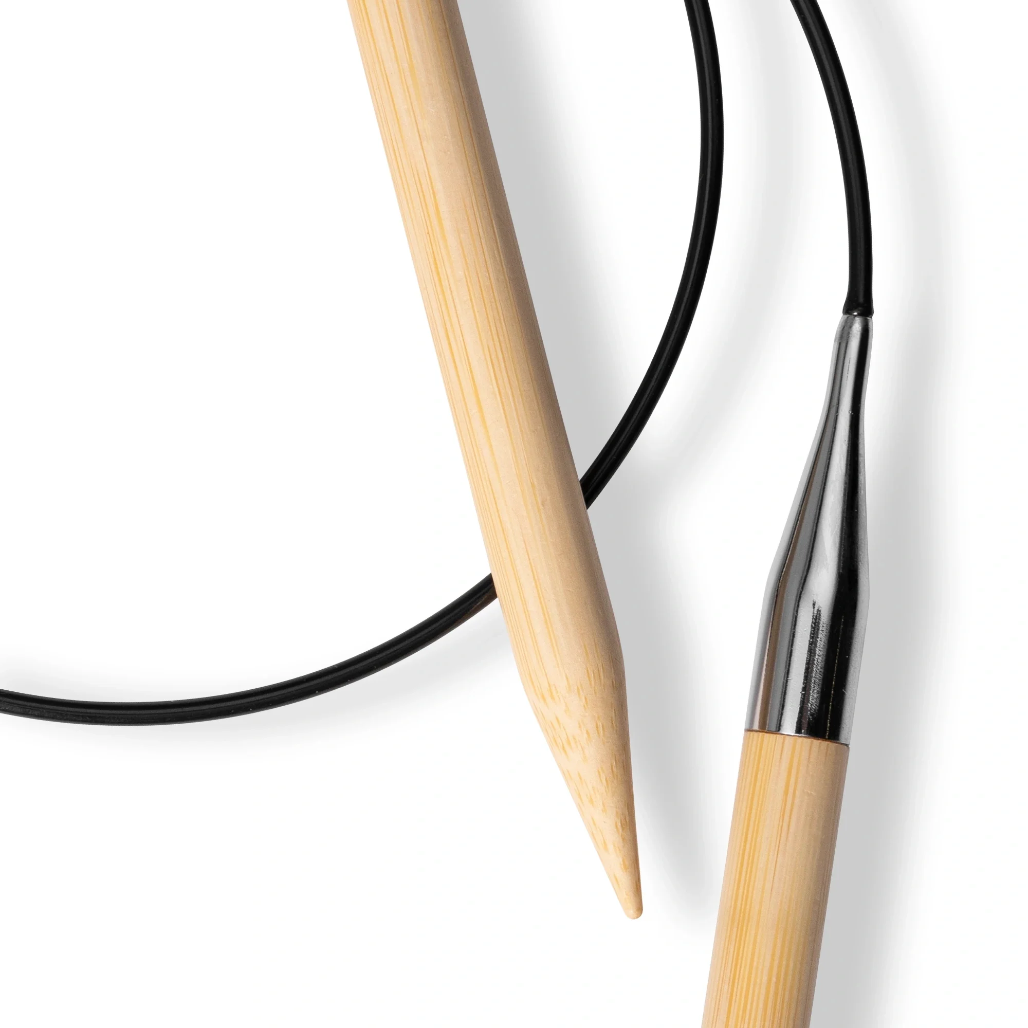 32" Circular Knitting Needles, Bamboo, US 13 (9mm) - Image 3