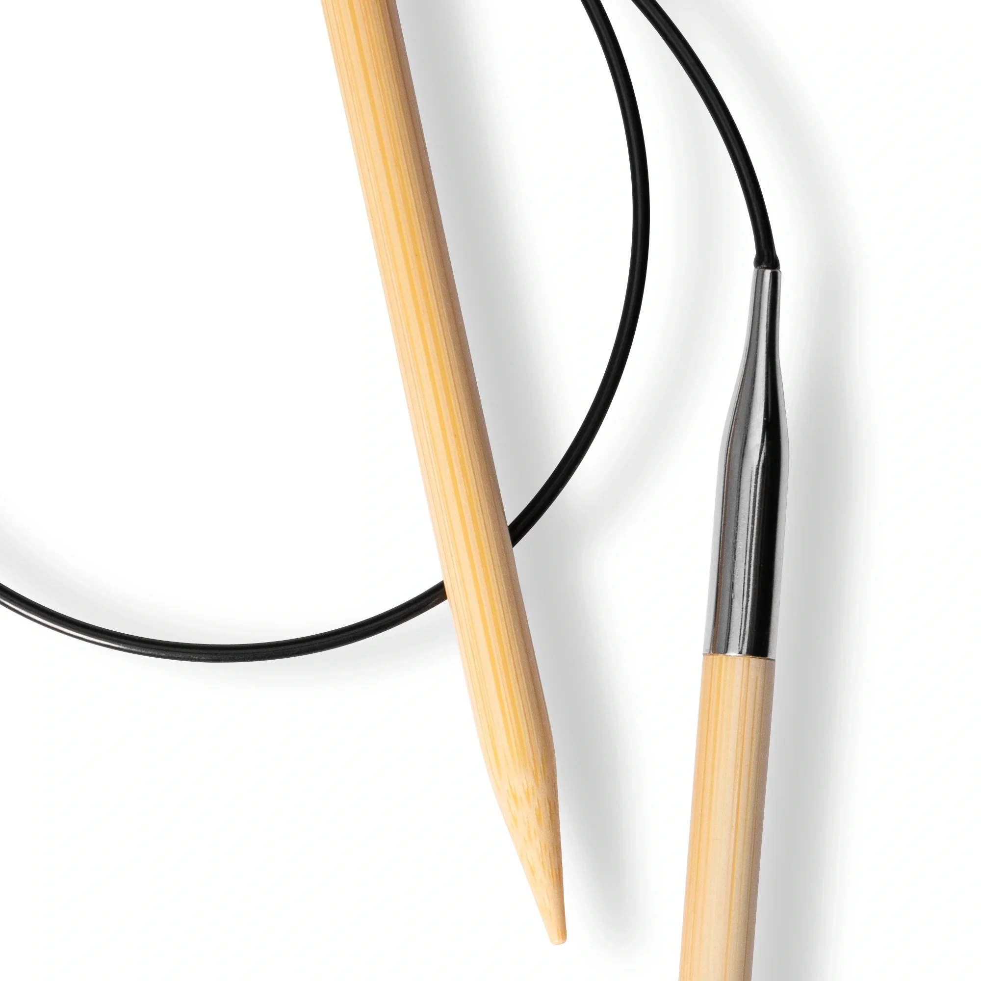 24" Circular Knitting Needles, Bamboo, US 10 (6mm) - Image 3