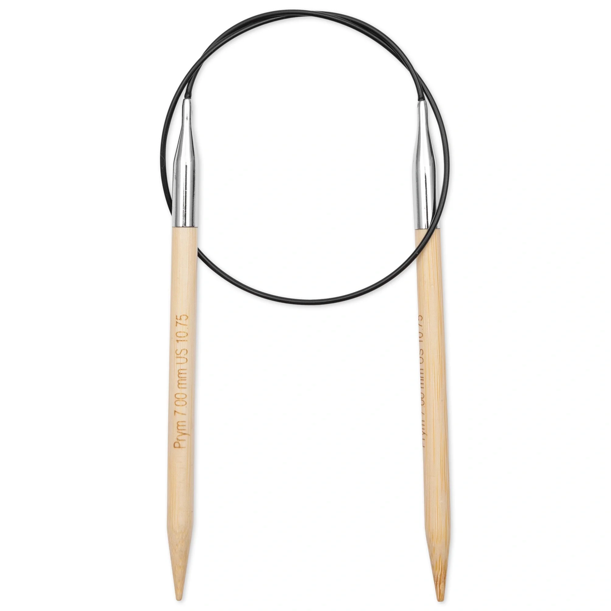 24" Circular Knitting Needles, Bamboo (7mm) - Image 2