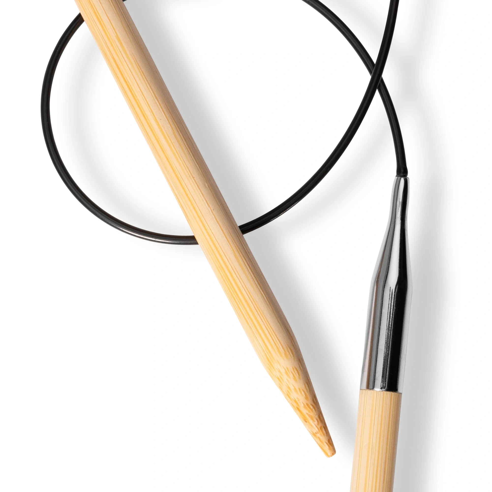 24" Circular Knitting Needles, Bamboo (7mm) - Image 3