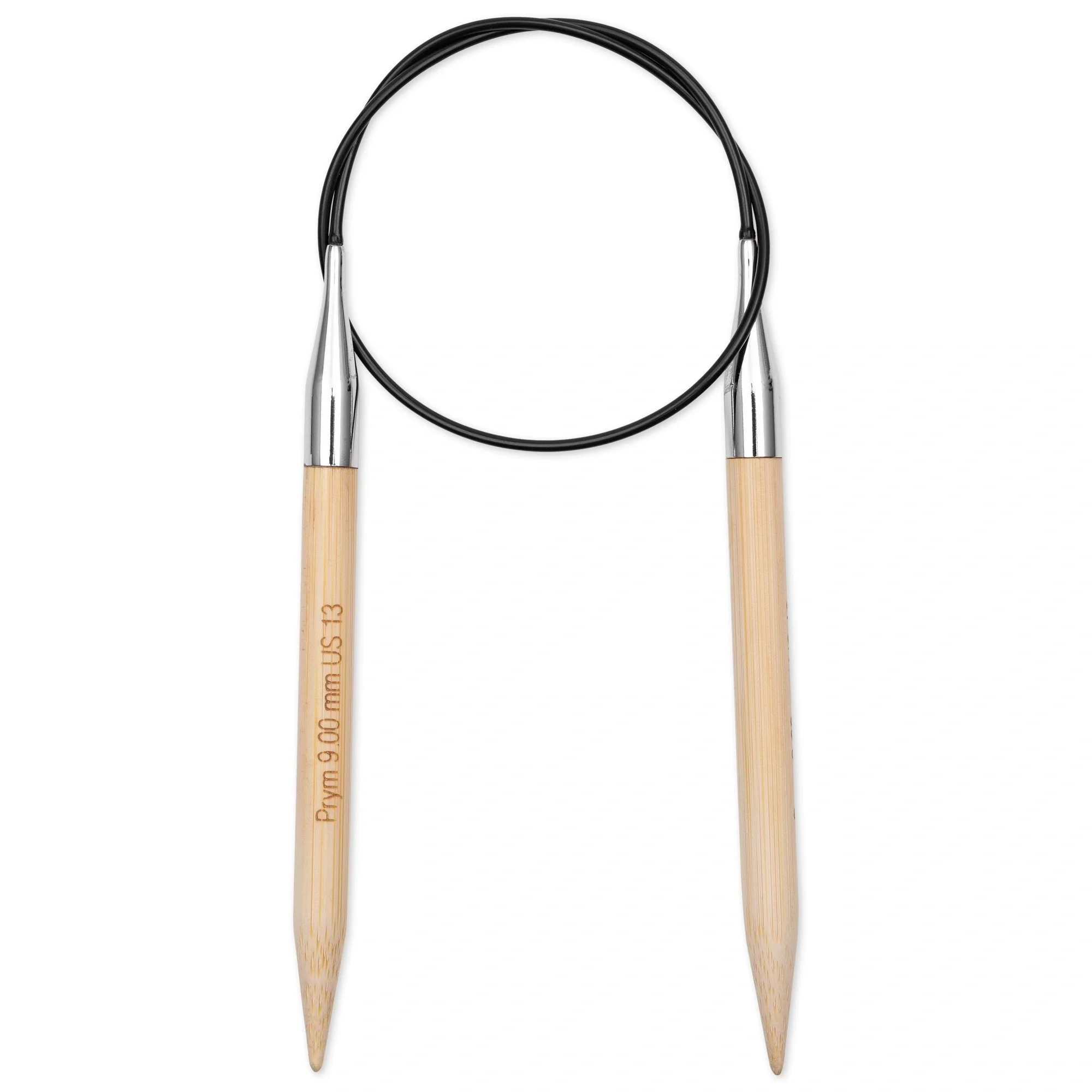 24" Circular Knitting Needles, Bamboo, US 13 (9mm) - Image 2