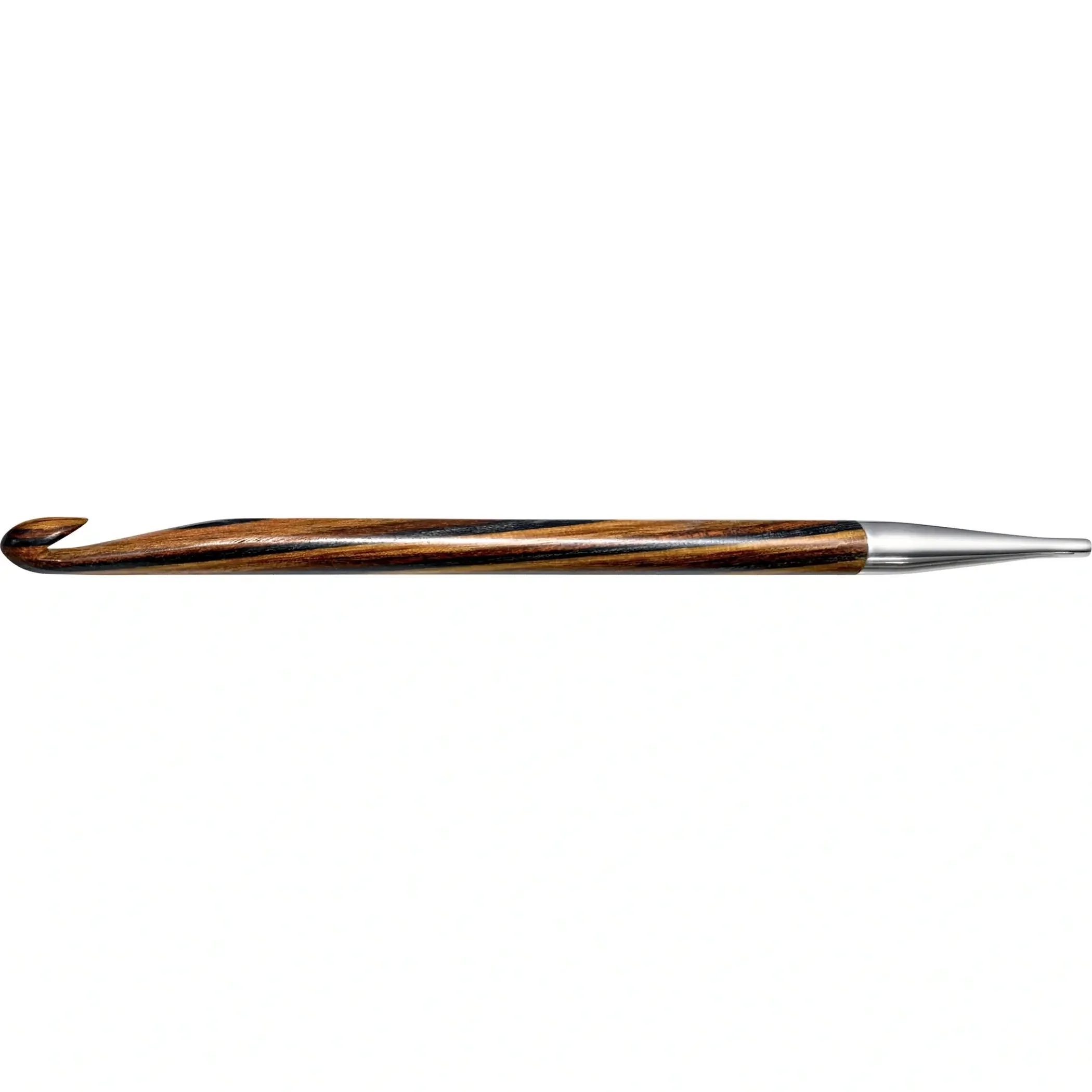6" Tunisian Crochet Hook, interchangeable, wood, US J (6mm) - Image 2