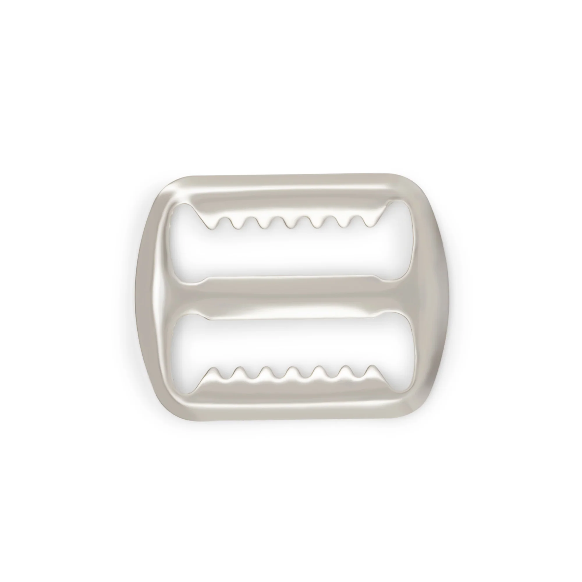 3/4" Vest Buckles, Nickel, 2 pc - Image 3