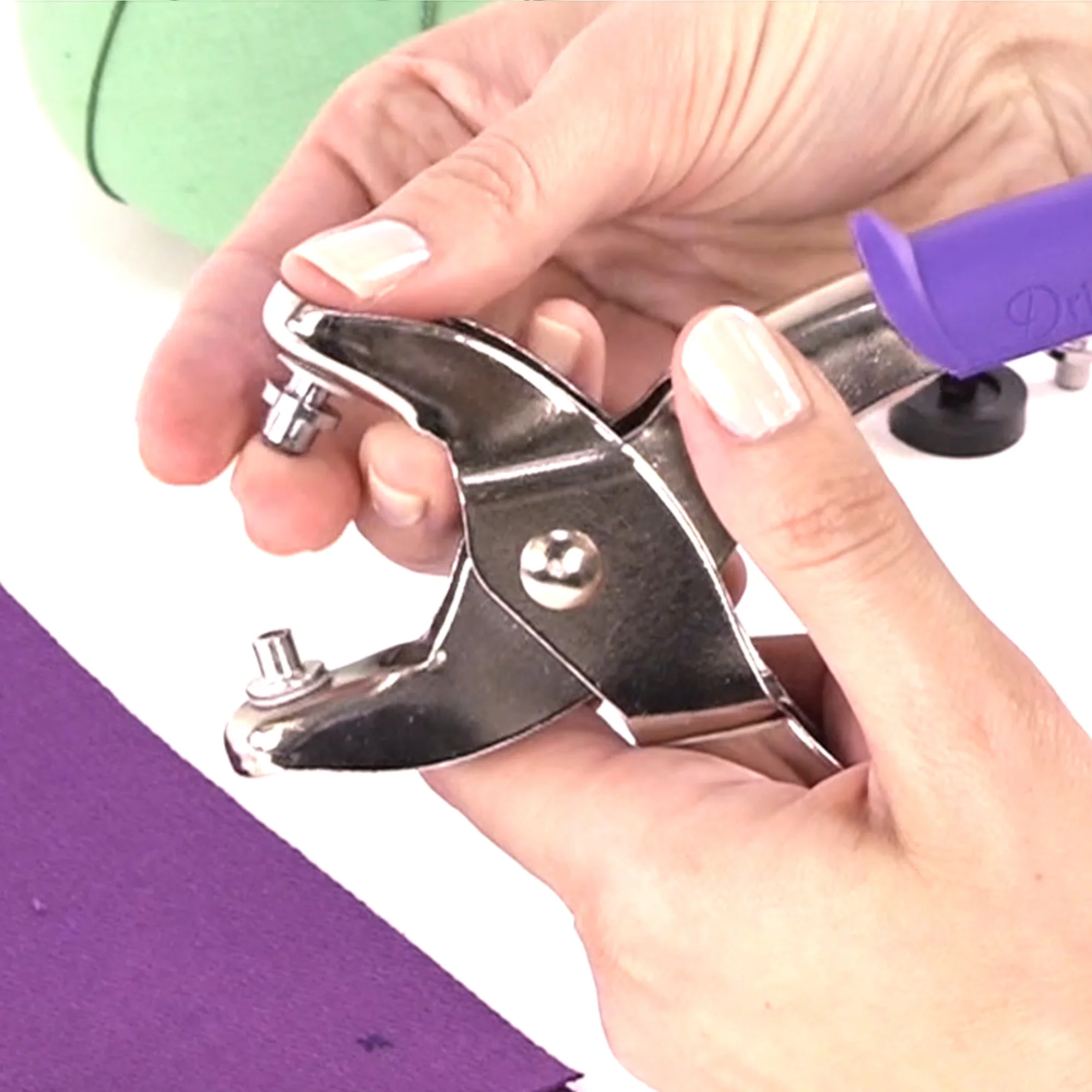 Heavy Duty Snap Pliers for 5/8" Snaps, Purple - Image 7