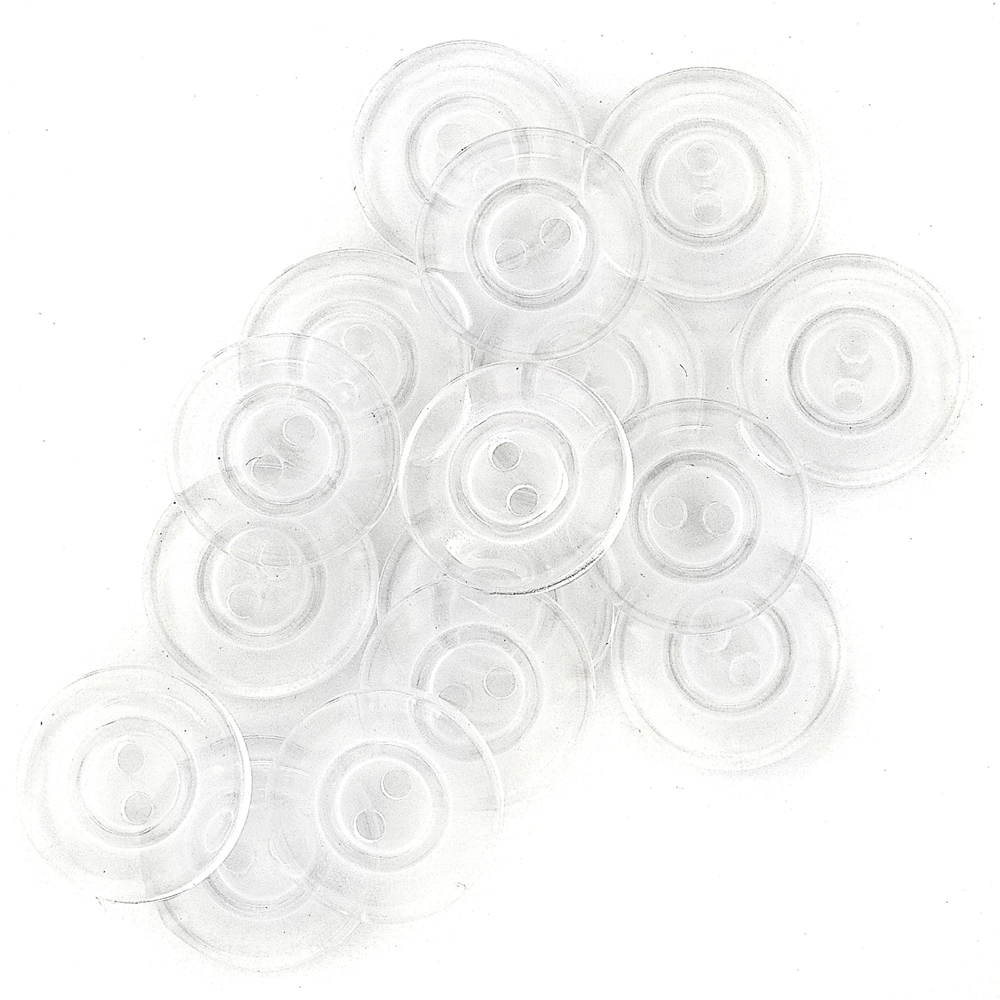 Transparent Buttons, 17mm, 16 pc - Image 3