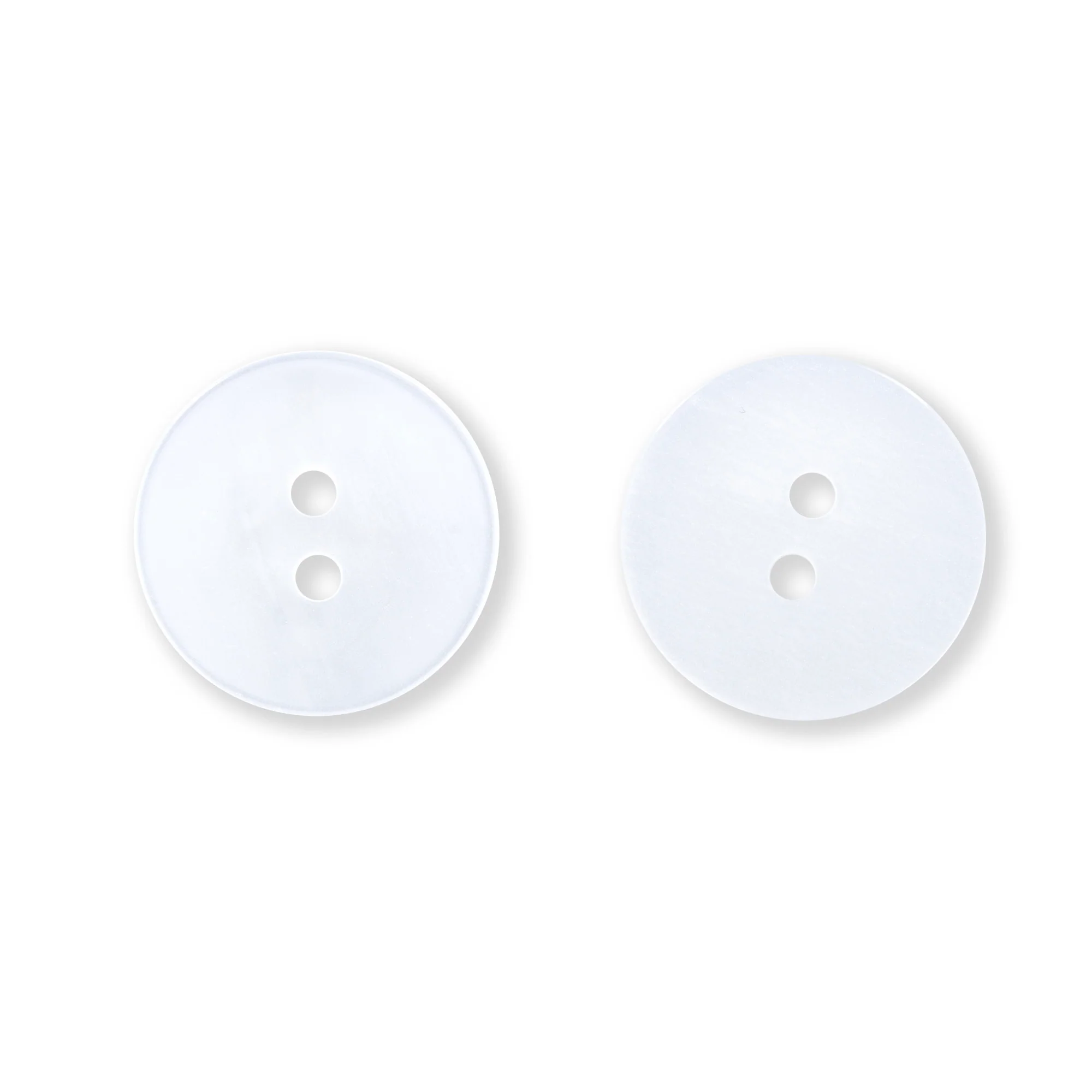 Waistband Buttons, White Pearl, 17mm, 15 PC - Image 3