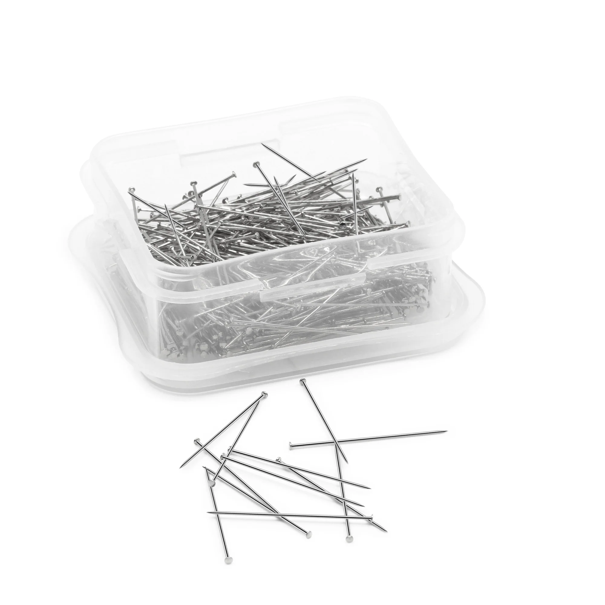 1-1/16" Long Pleating Pins, Nickel, 350 pc - Image 3