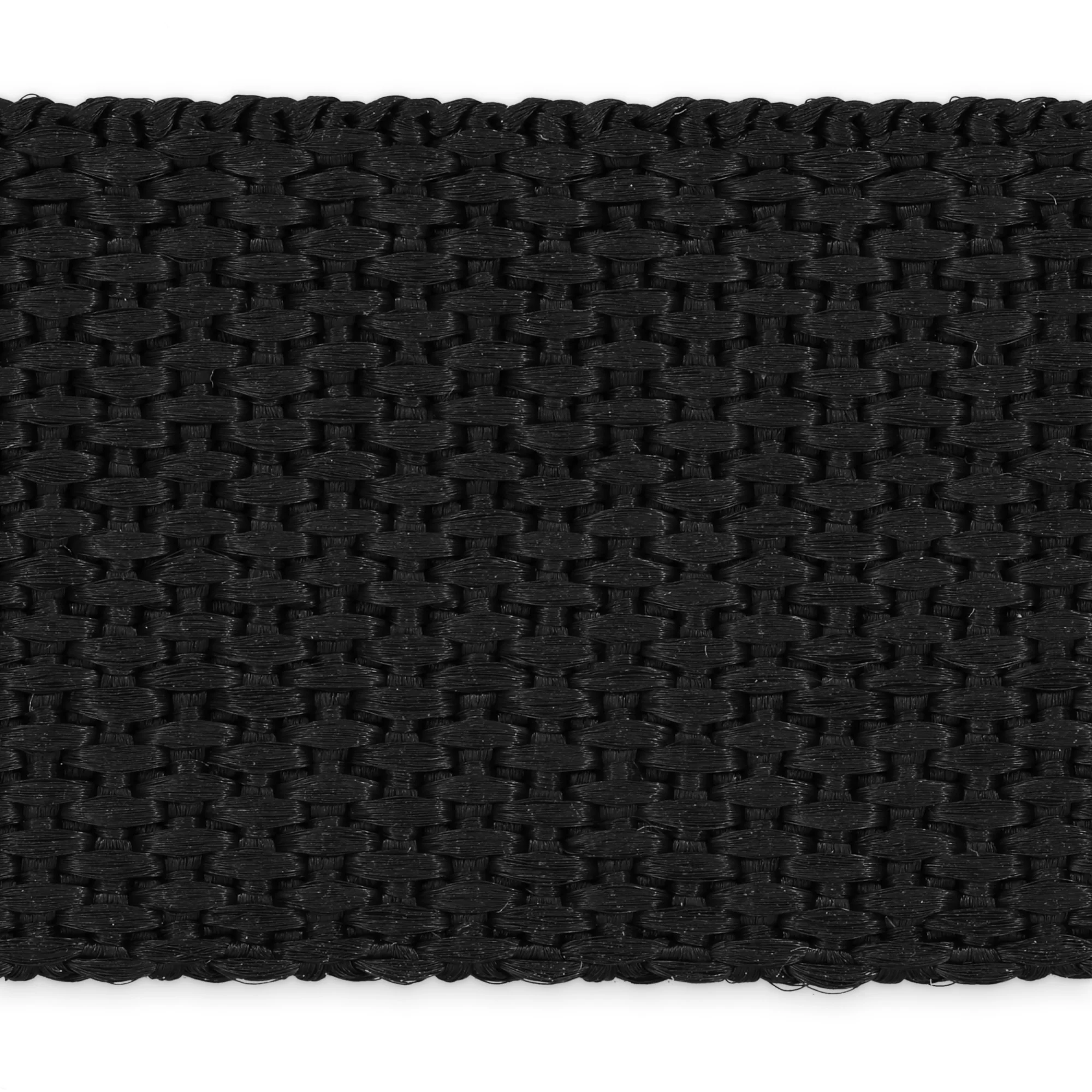 1" Polypro Belting & Strapping, Black, 2 yd - Image 2