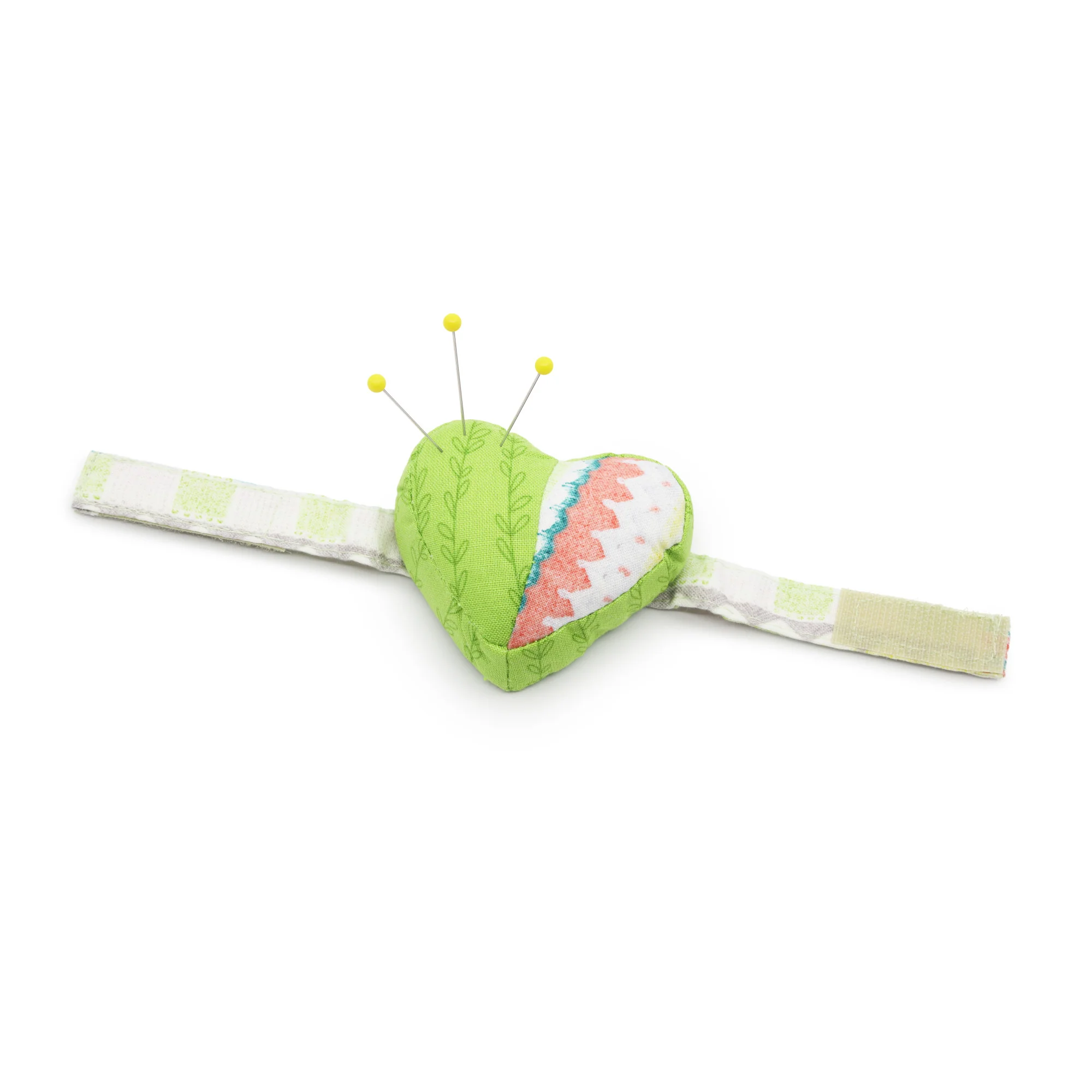 Heart Wrist Pin Cushion with Adjustable Strap, Assorted Colors - Image 4