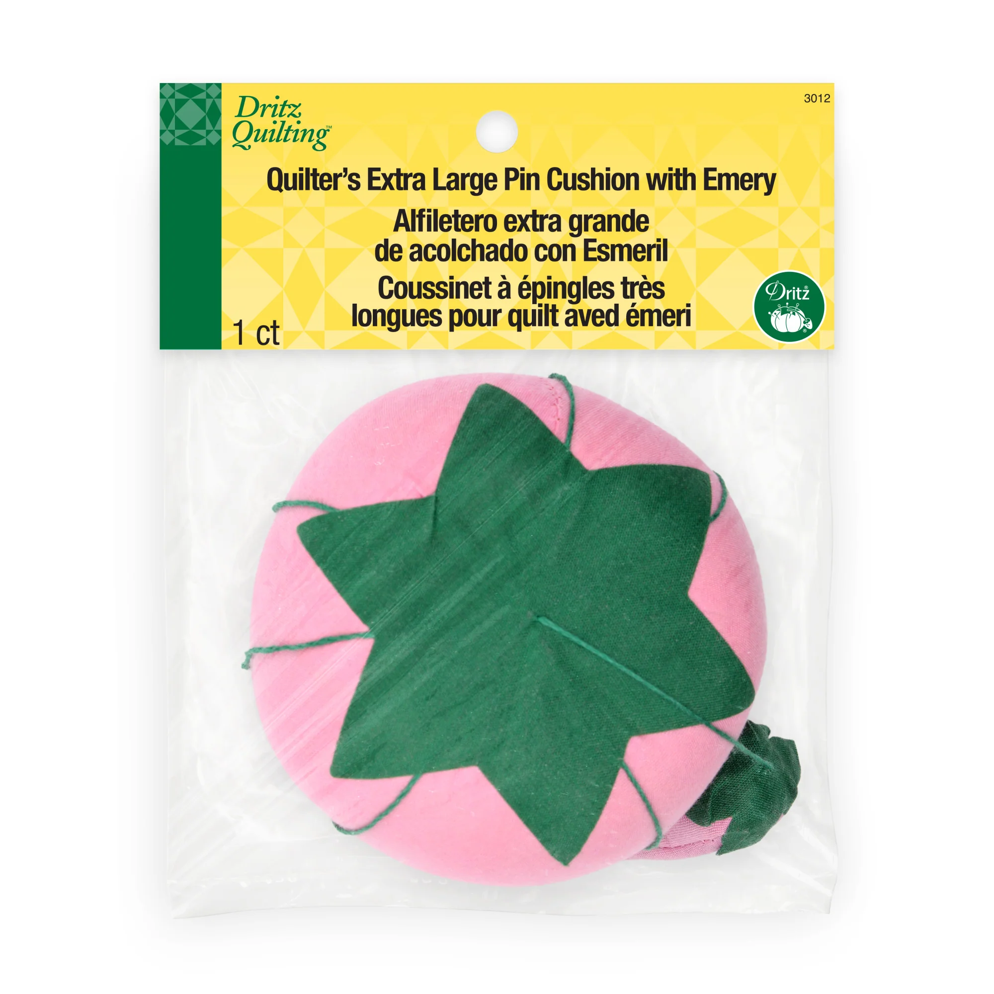 Extra-Large Tomato Pin Cushion with Strawberry Emery, Assorted Colors - Image 5