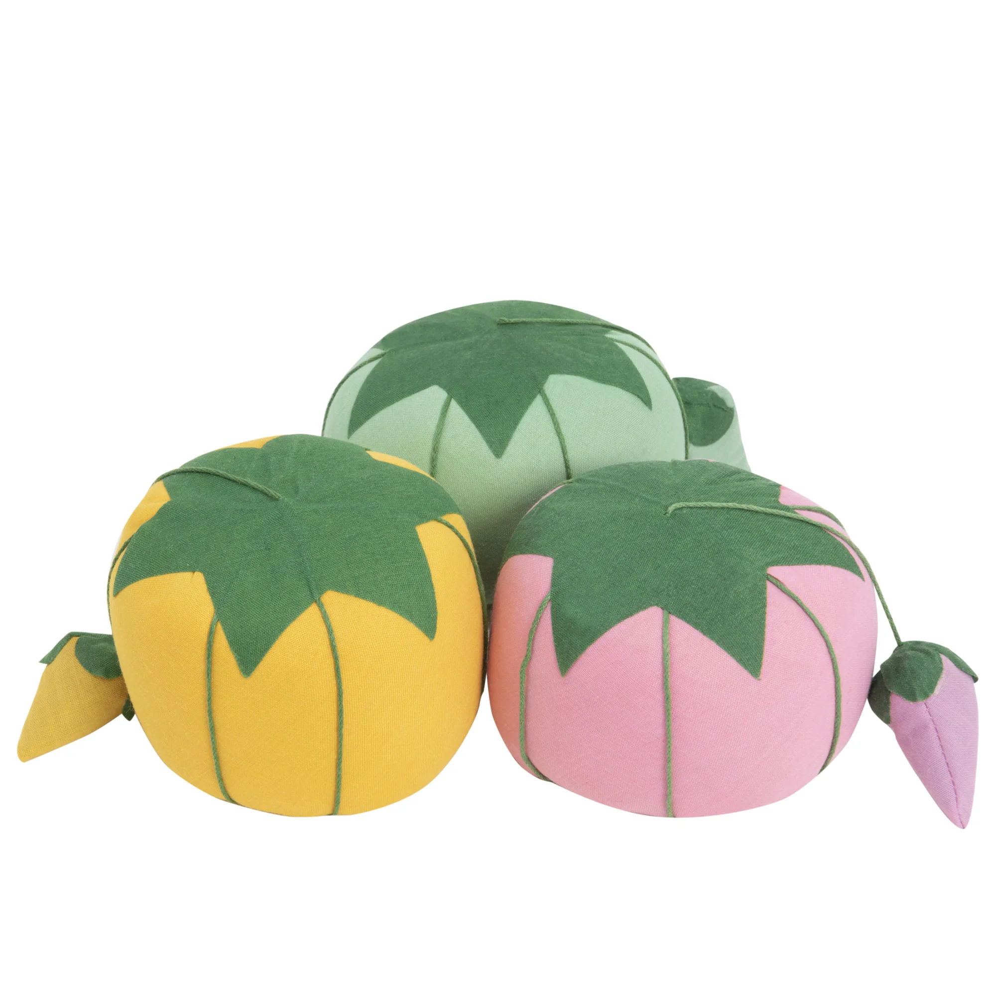 Extra-Large Tomato Pin Cushion with Strawberry Emery, Assorted Colors - Image 7