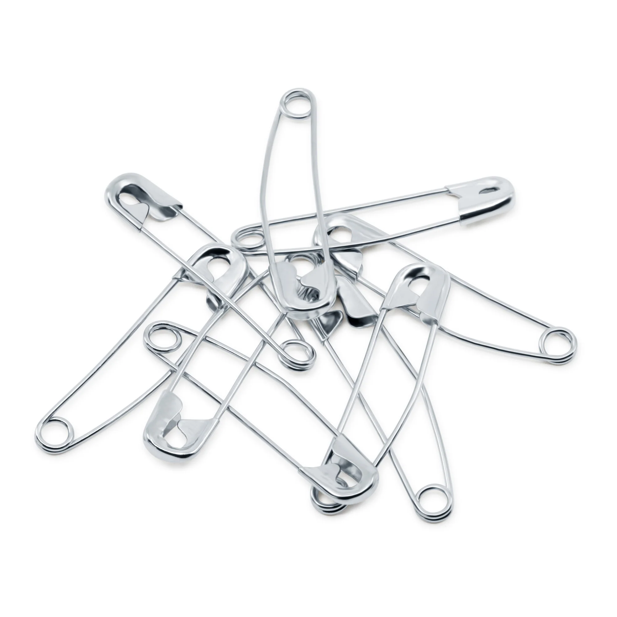 1-1/2" Curved Basting Pins, Nickel, 75 pc - Image 4