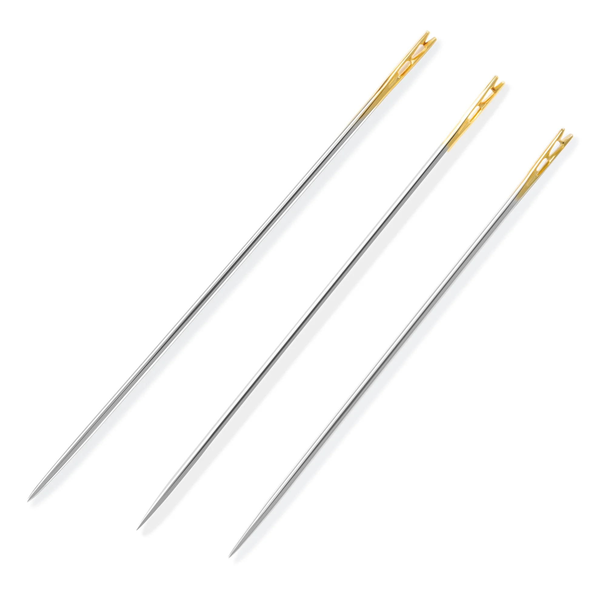 Gold-Eye Easy Threading Needles, Sizes 5/7/9, 12 pc - Image 2