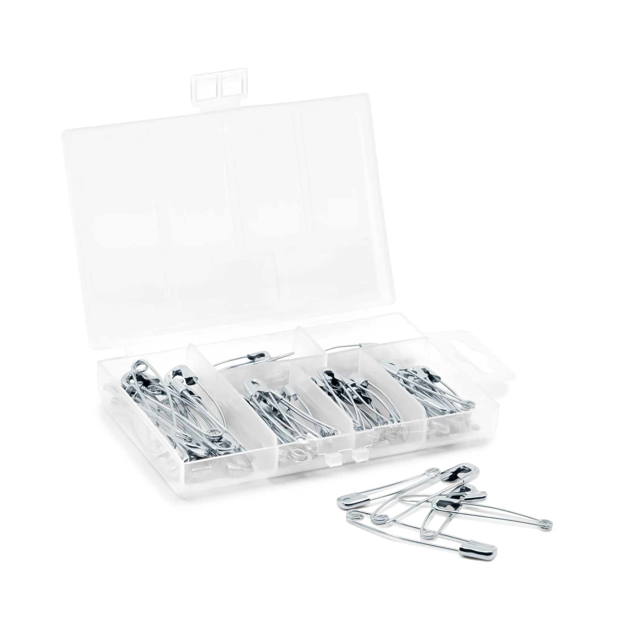 Assorted Curved Safety Pins & Storage Box, 90 pc - Image 5