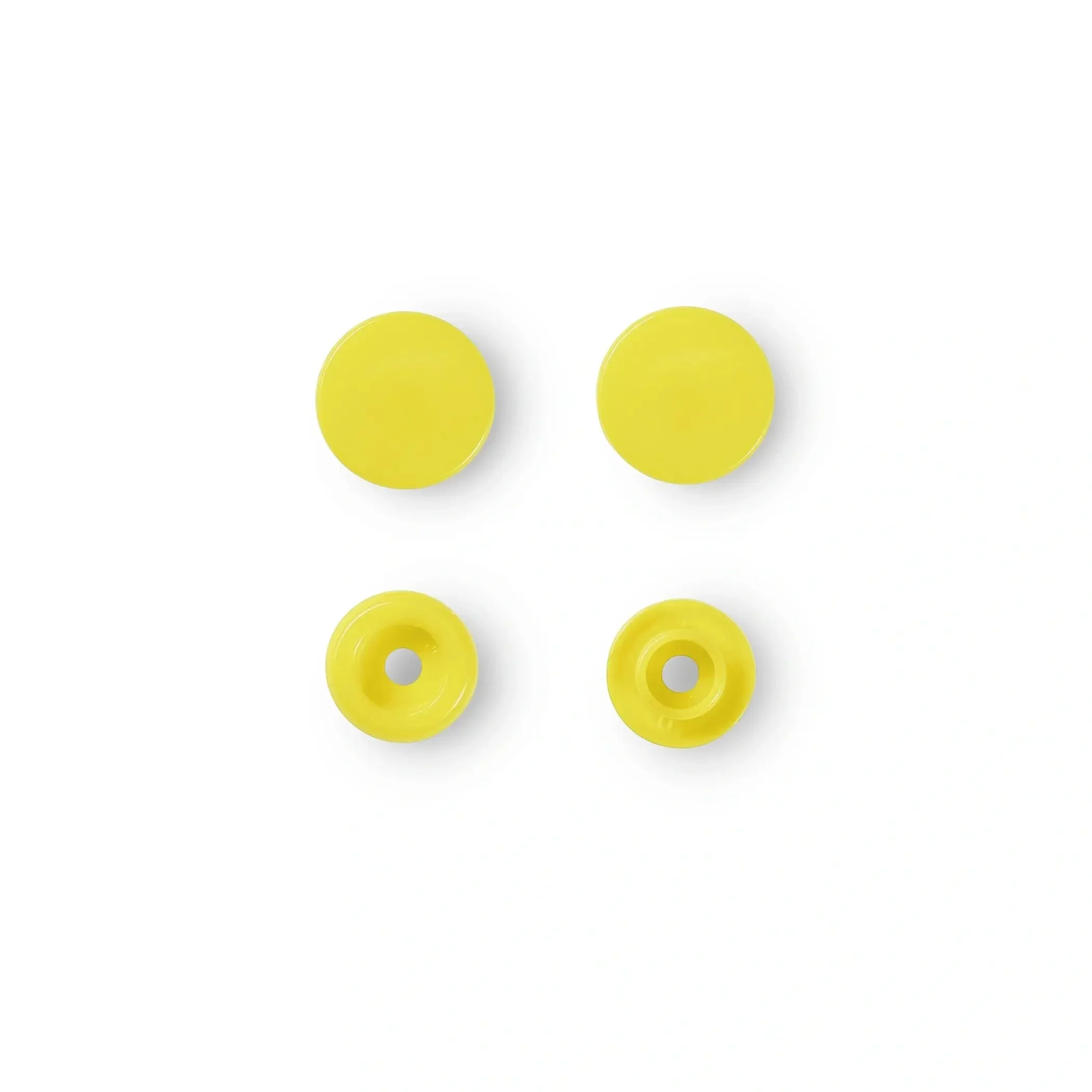 Color Snaps, round, 12.4 mm, 30 pcs, Light Yellow - Image 2