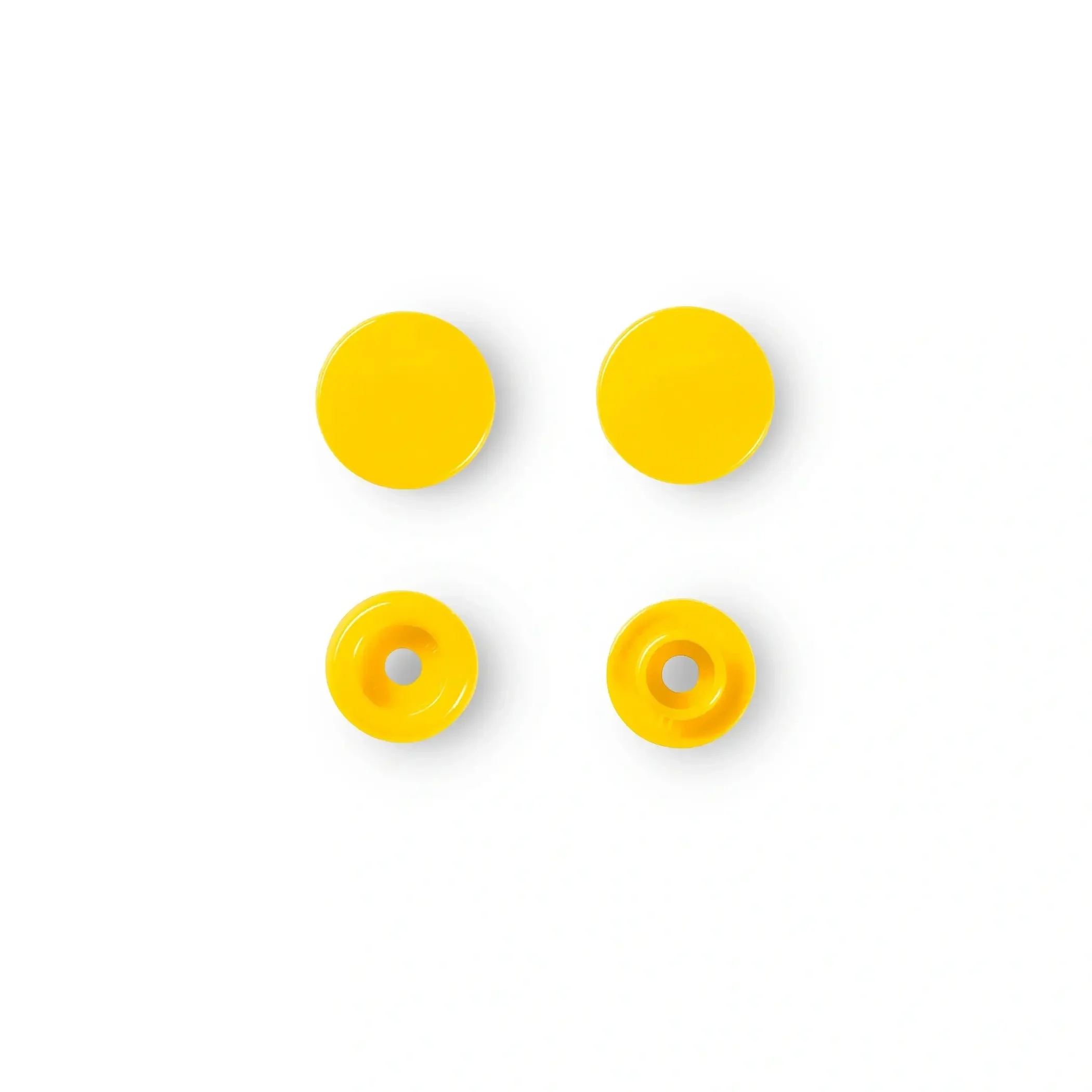 Color Snaps, round, 12.4 mm, 30 pcs, Yellow - Image 2