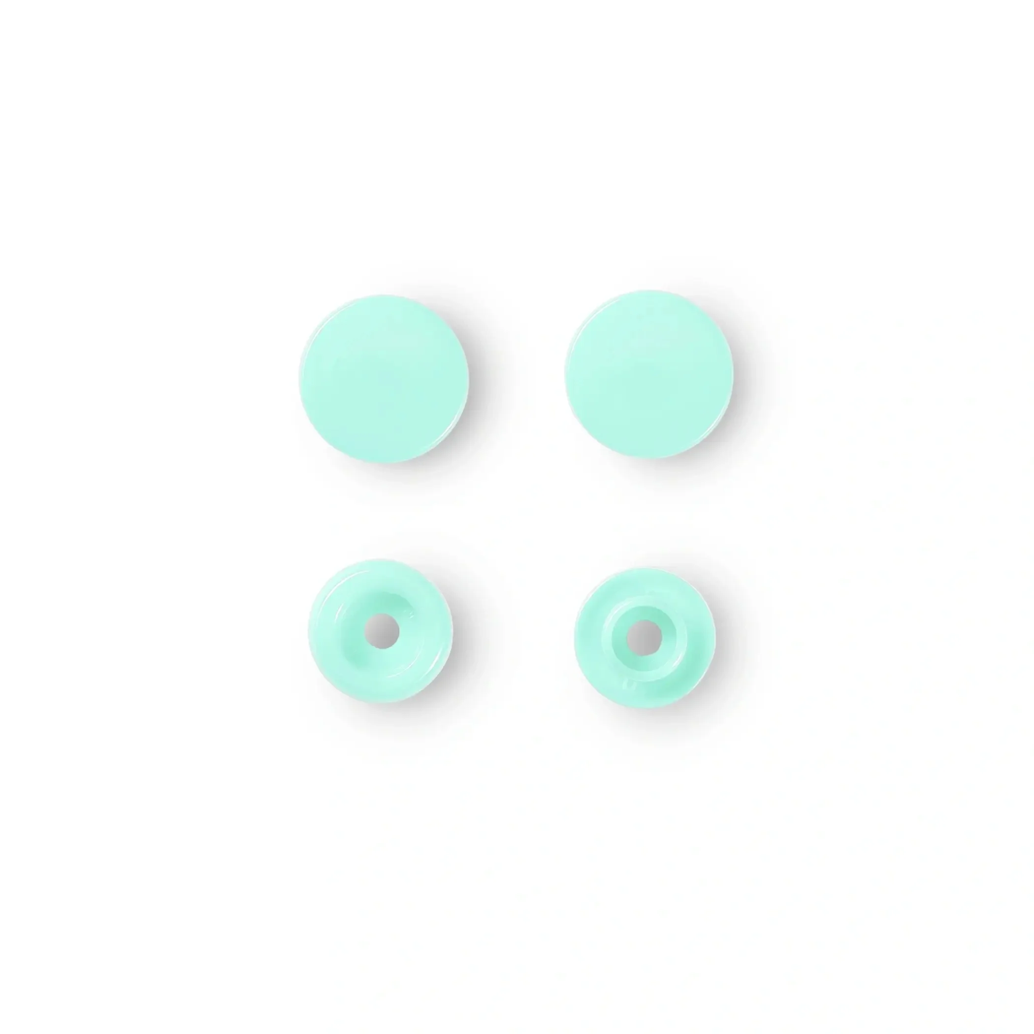 Color Snaps, round, 12.4 mm, 30 pcs, Mint - Image 2