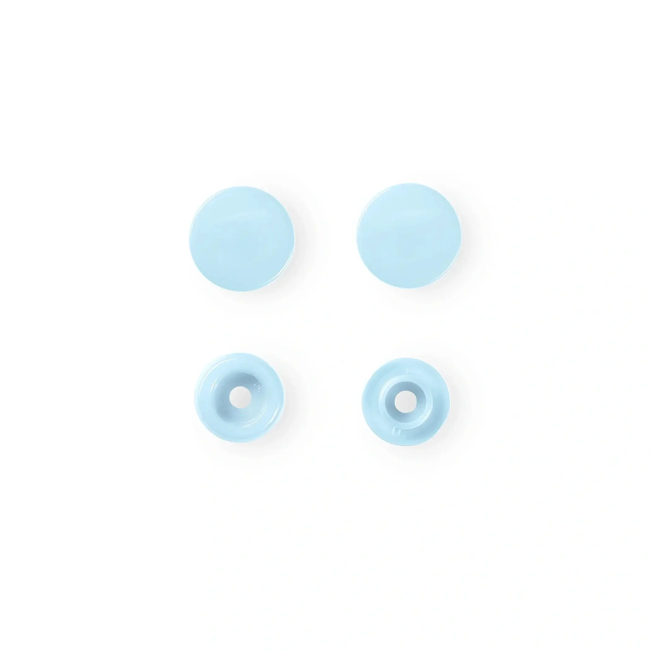 Color Snaps, round, 12.4 mm, 30 pcs, Light Blue - Image 2