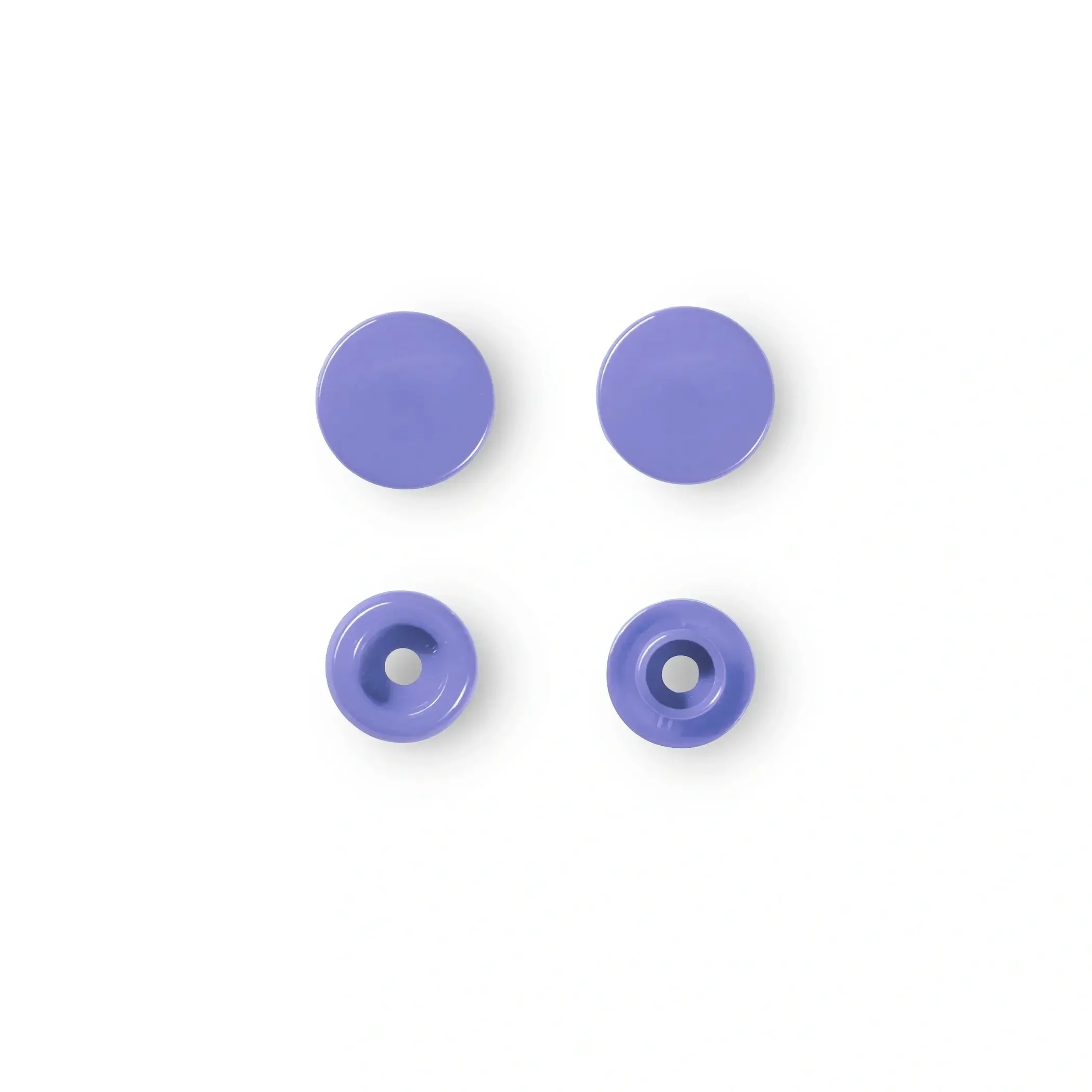 Color Snaps, round, 12.4 mm, 30 pcs, Purple - Image 2