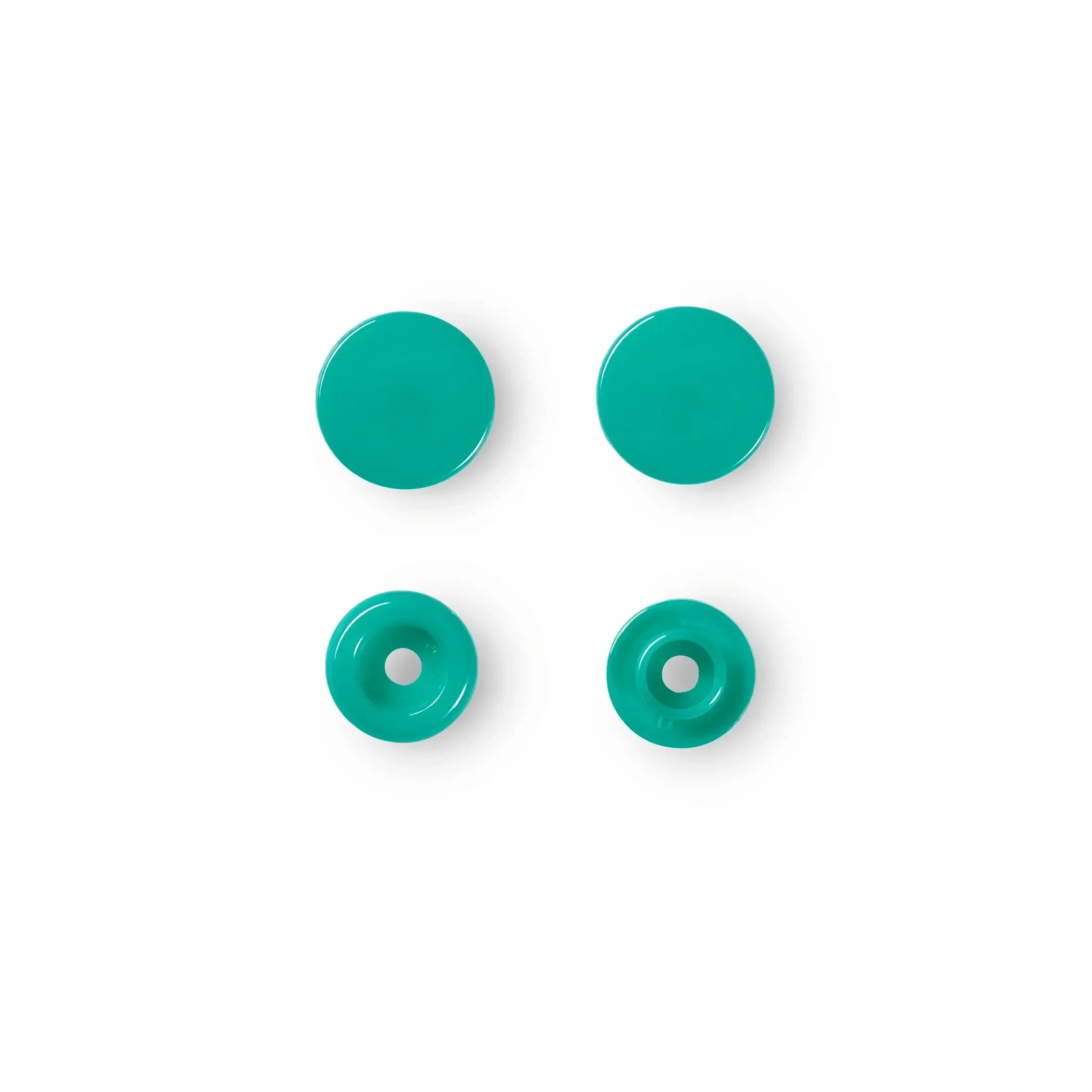 Color Snaps, round, 12.4 mm, 30 pcs, Green - Image 2