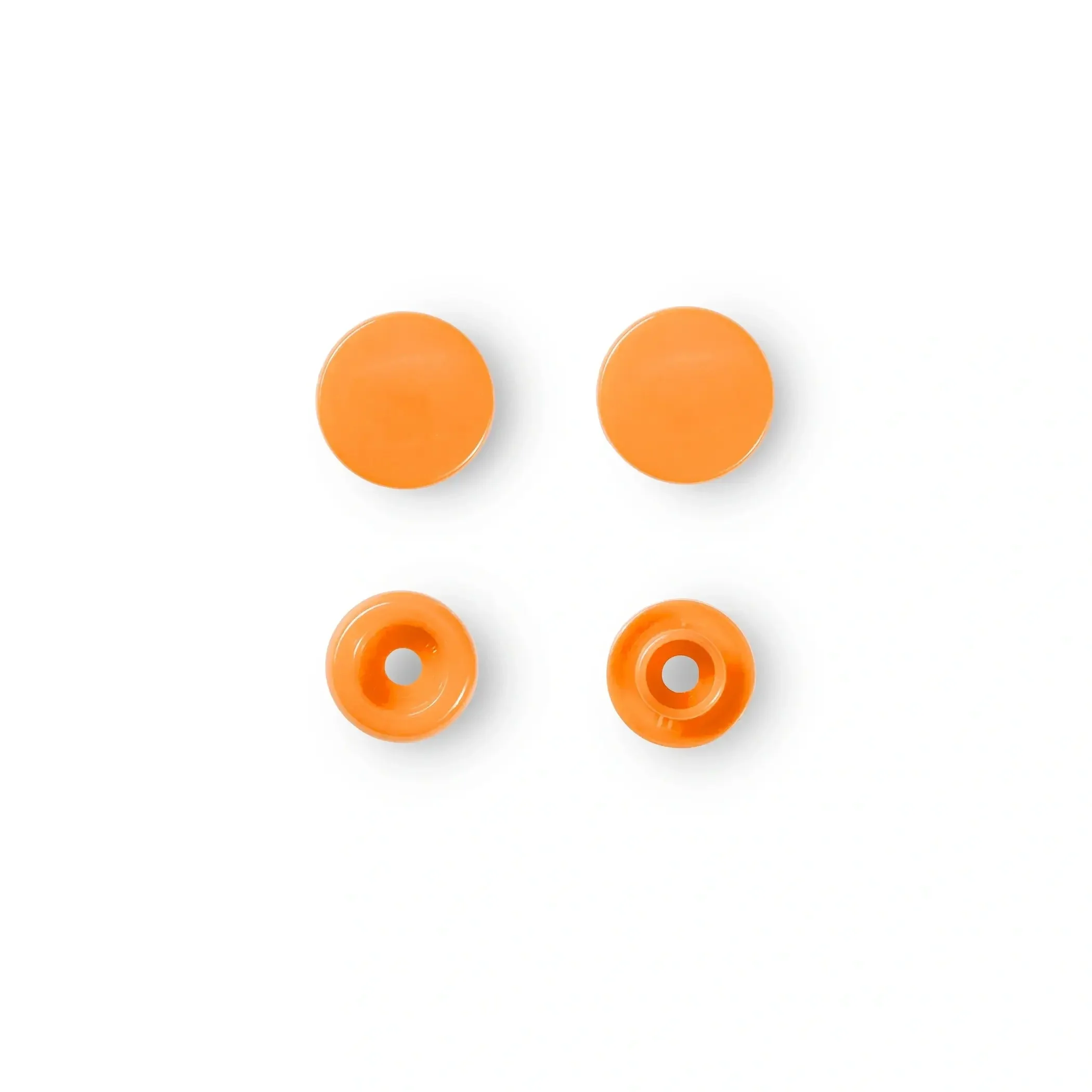 Color Snaps, round, 12.4 mm, 30 pcs, Orange - Image 2