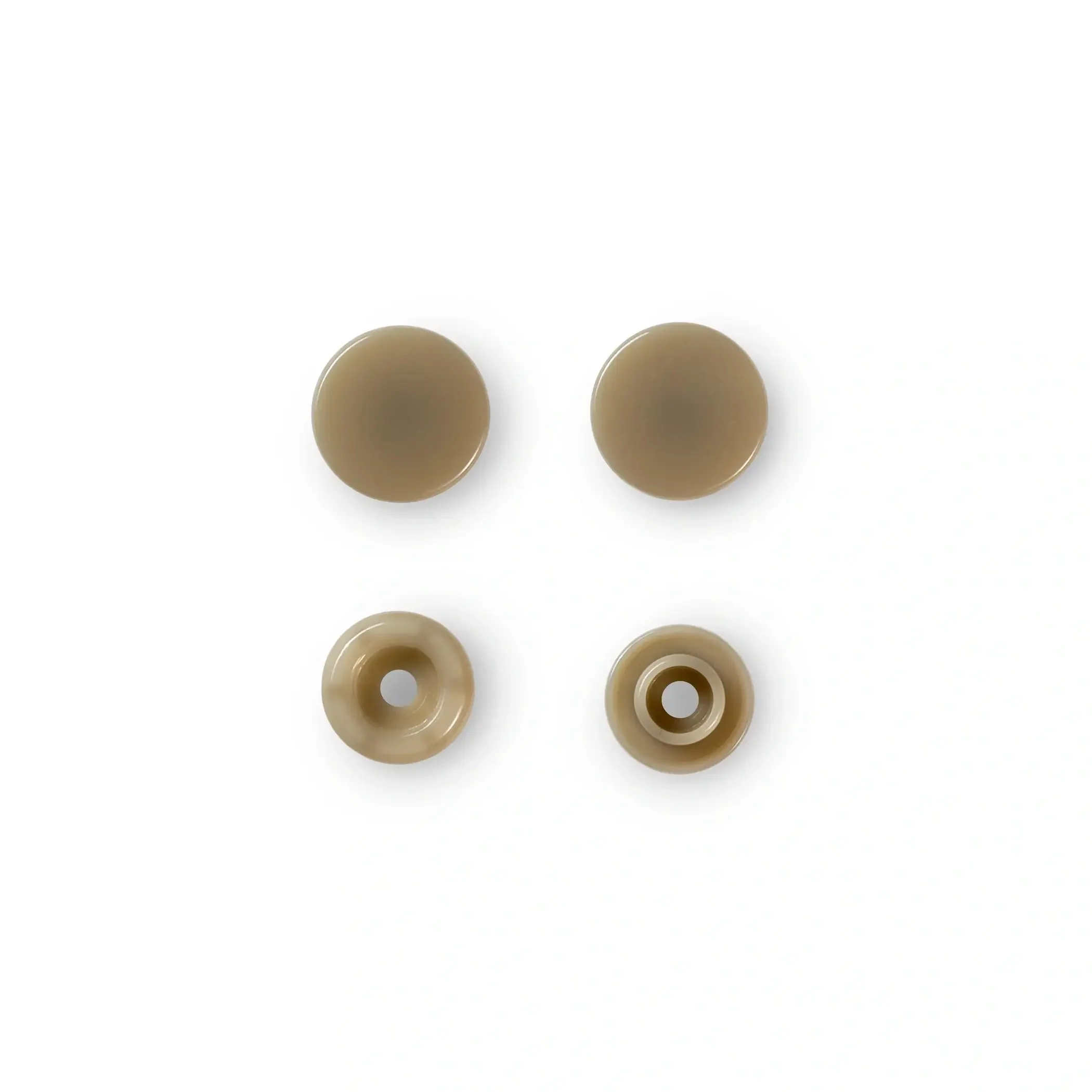 Color Snaps, round, 12.4 mm, 30 pcs, Champagne - Image 2