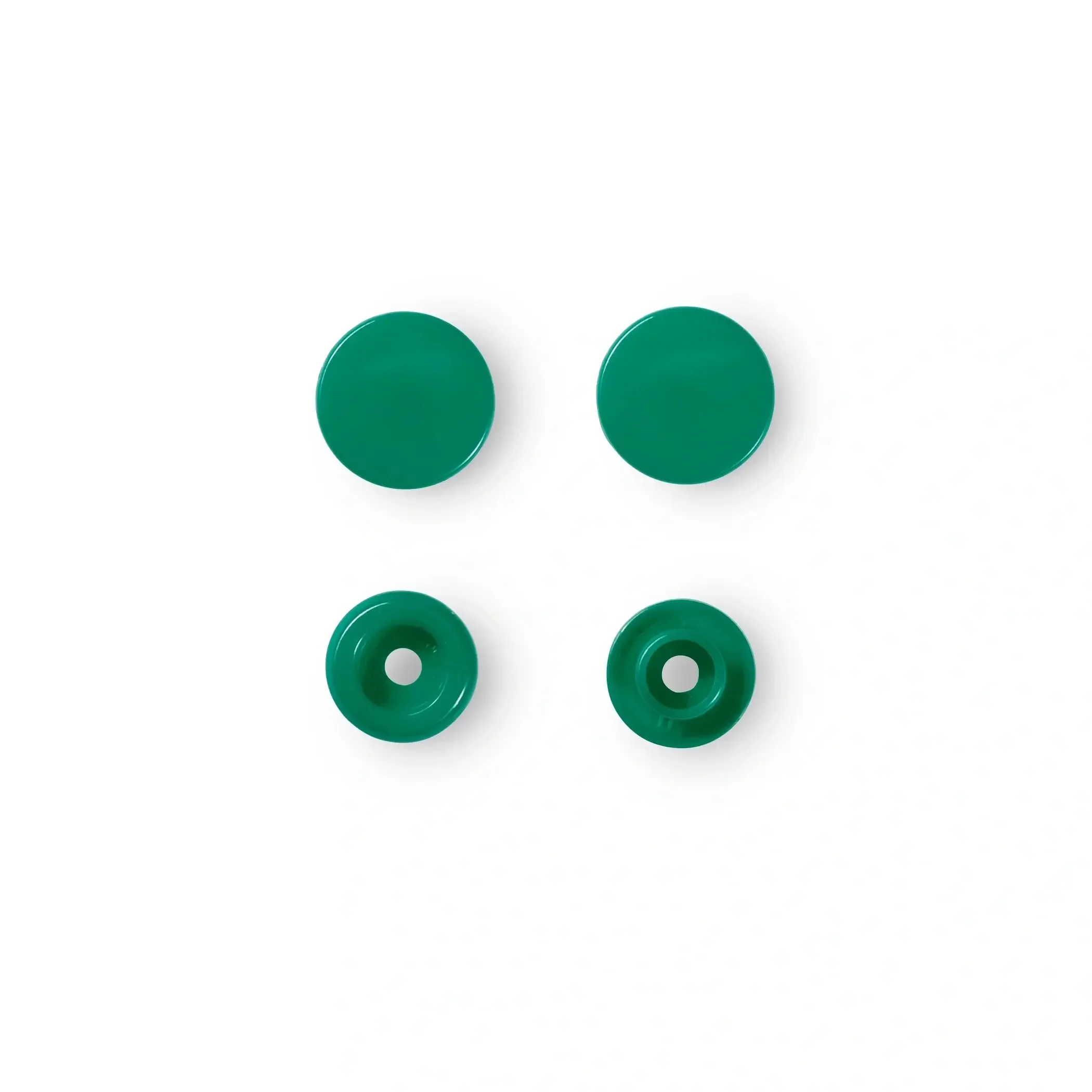 Color Snaps, round, 12.4 mm, 30 pcs, Grass - Image 2
