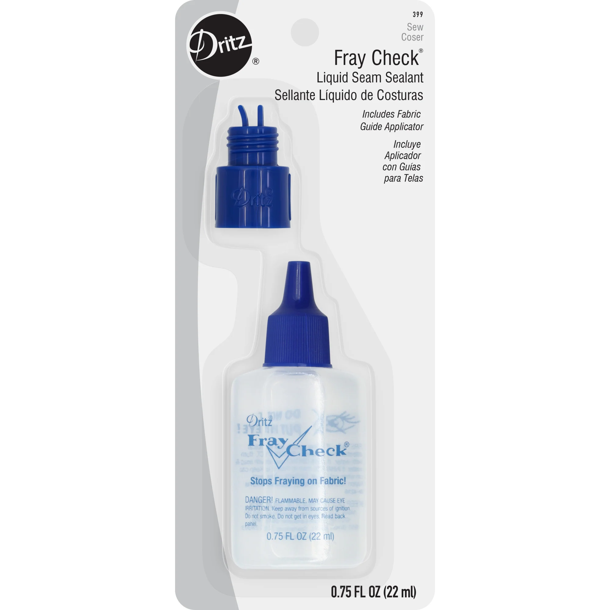 Fray Check Liquid Seam Sealant with Fabric Guide Applicator - Image 2