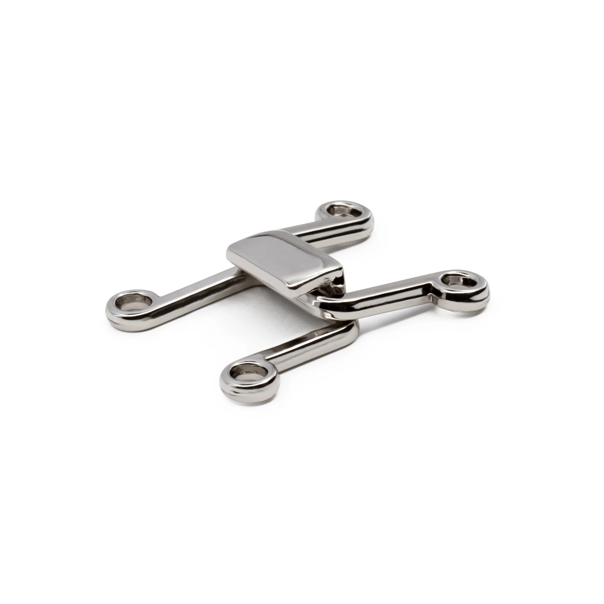 Hooks & Eyes, 2 Sets, Nickel - Image 2
