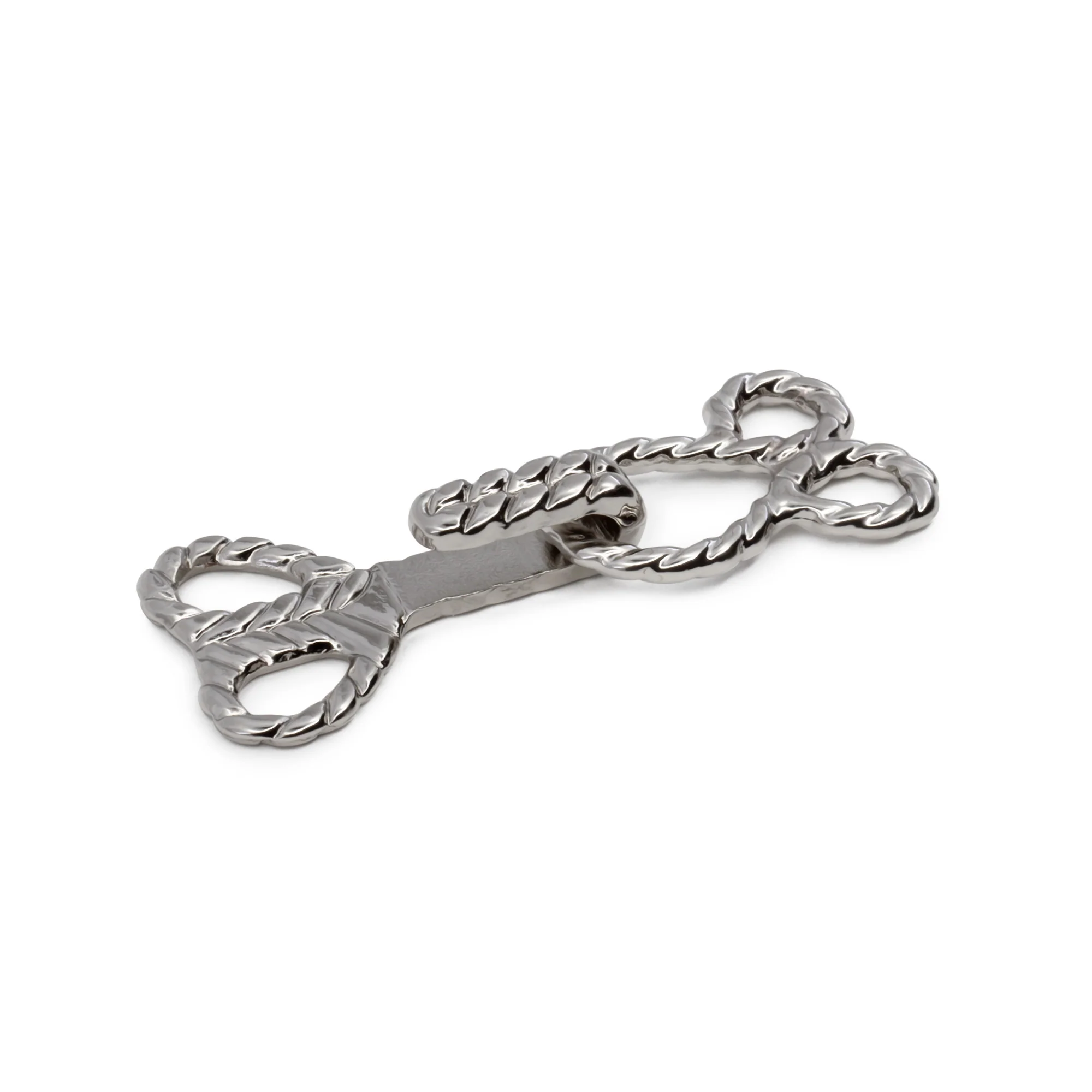 Decorative Hooks & Eyes, 2 Sets, Nickel - Image 2
