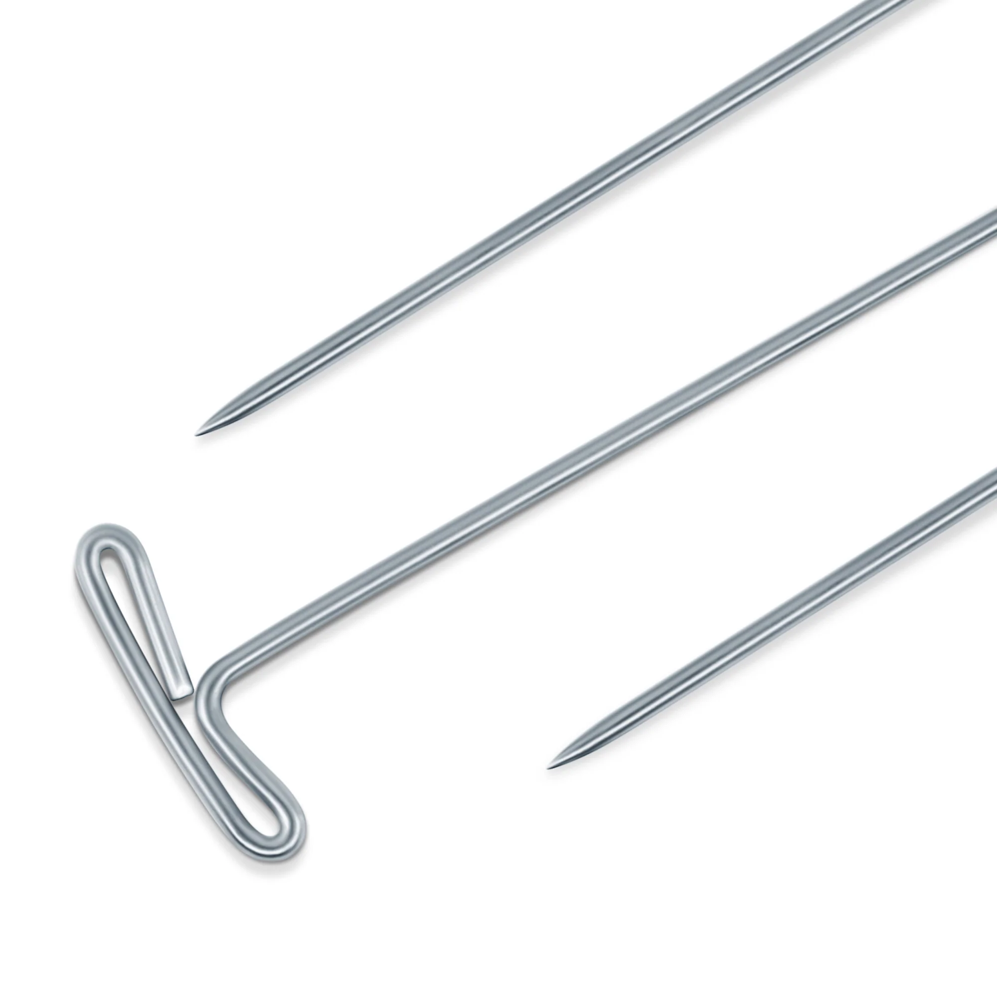 2" T-Pins, Nickel, 100 pc - Image 2
