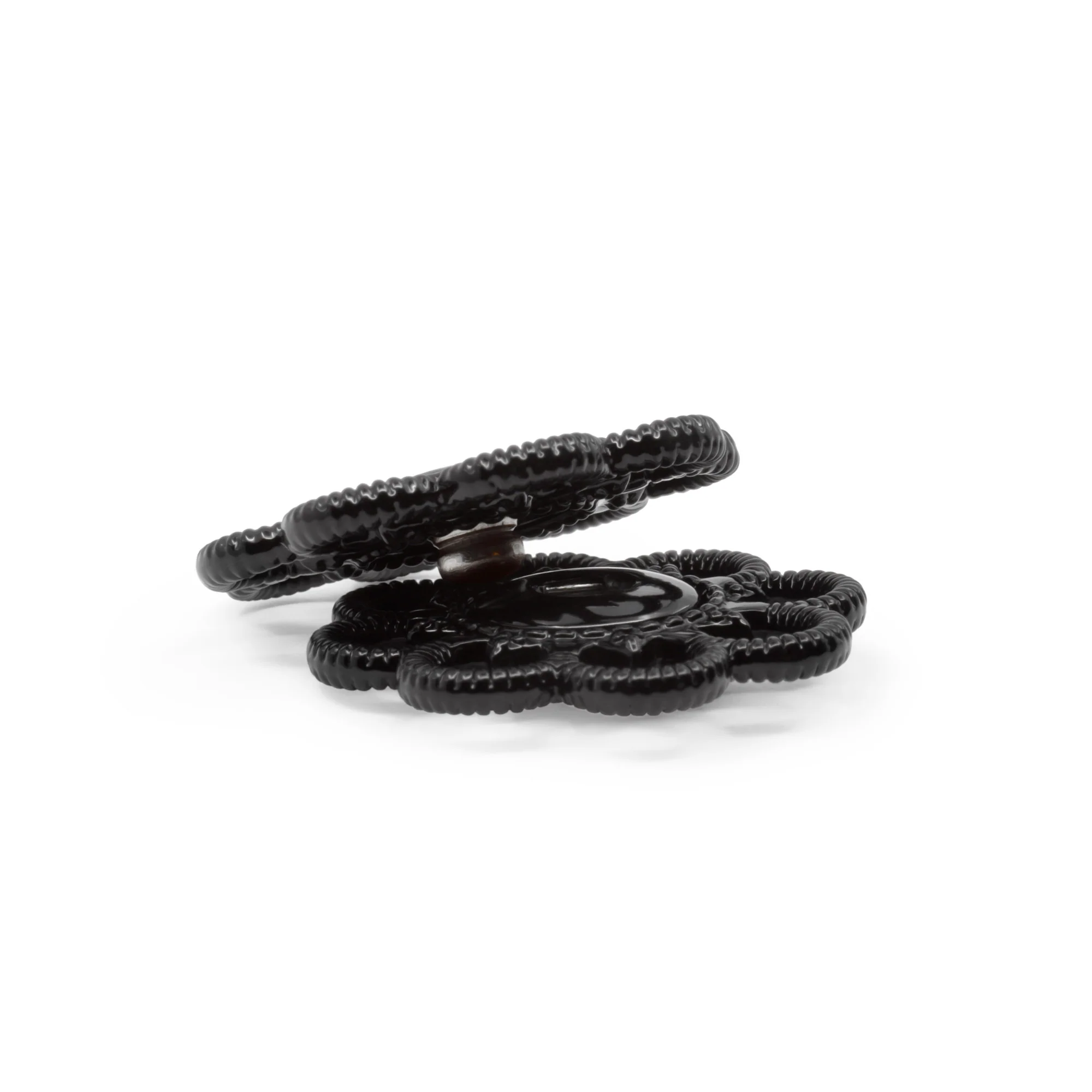 Sew-On Snaps, 2 Sets, Size 25mm, Black - Image 3
