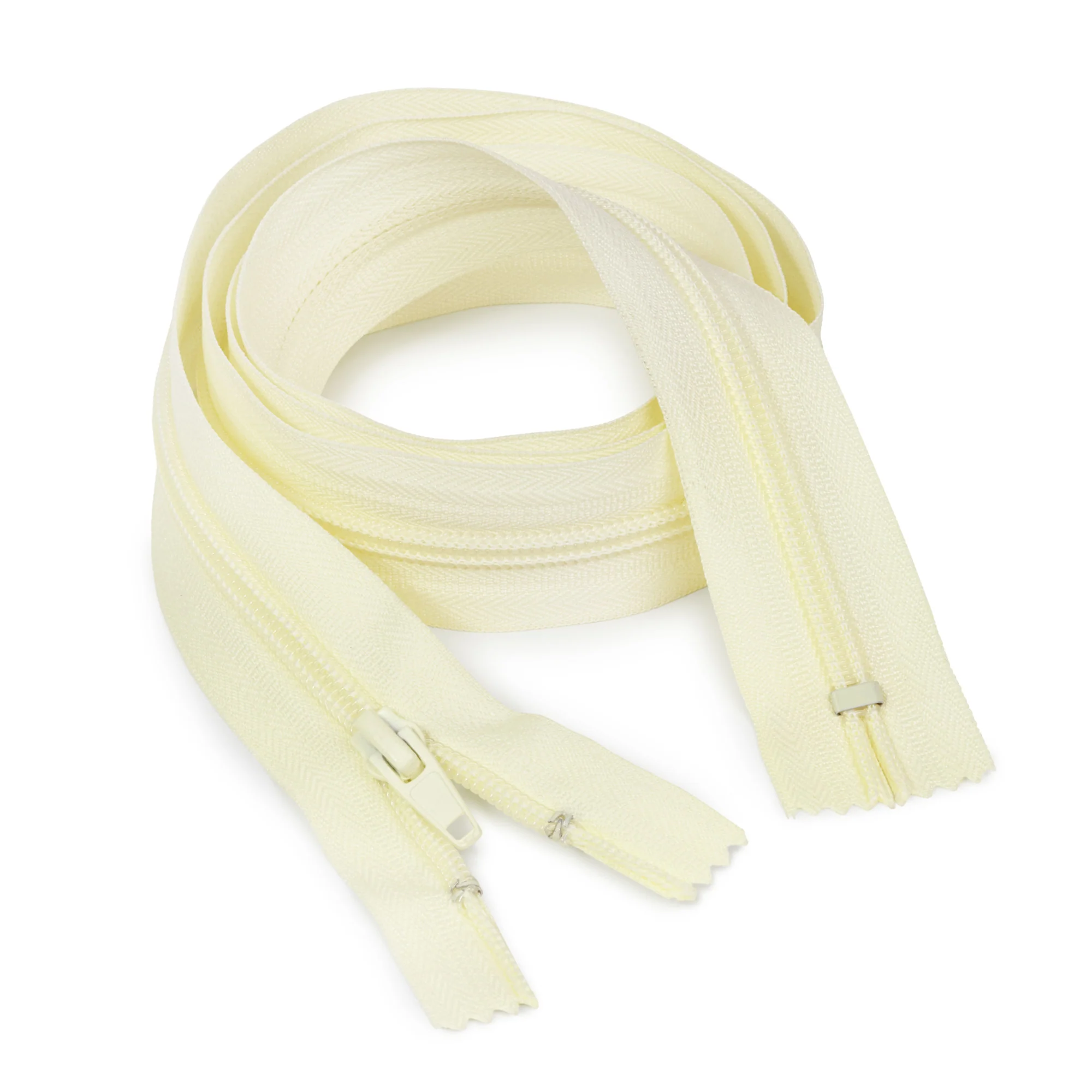 Upholstery Zipper, Cream, 30" - Image 2