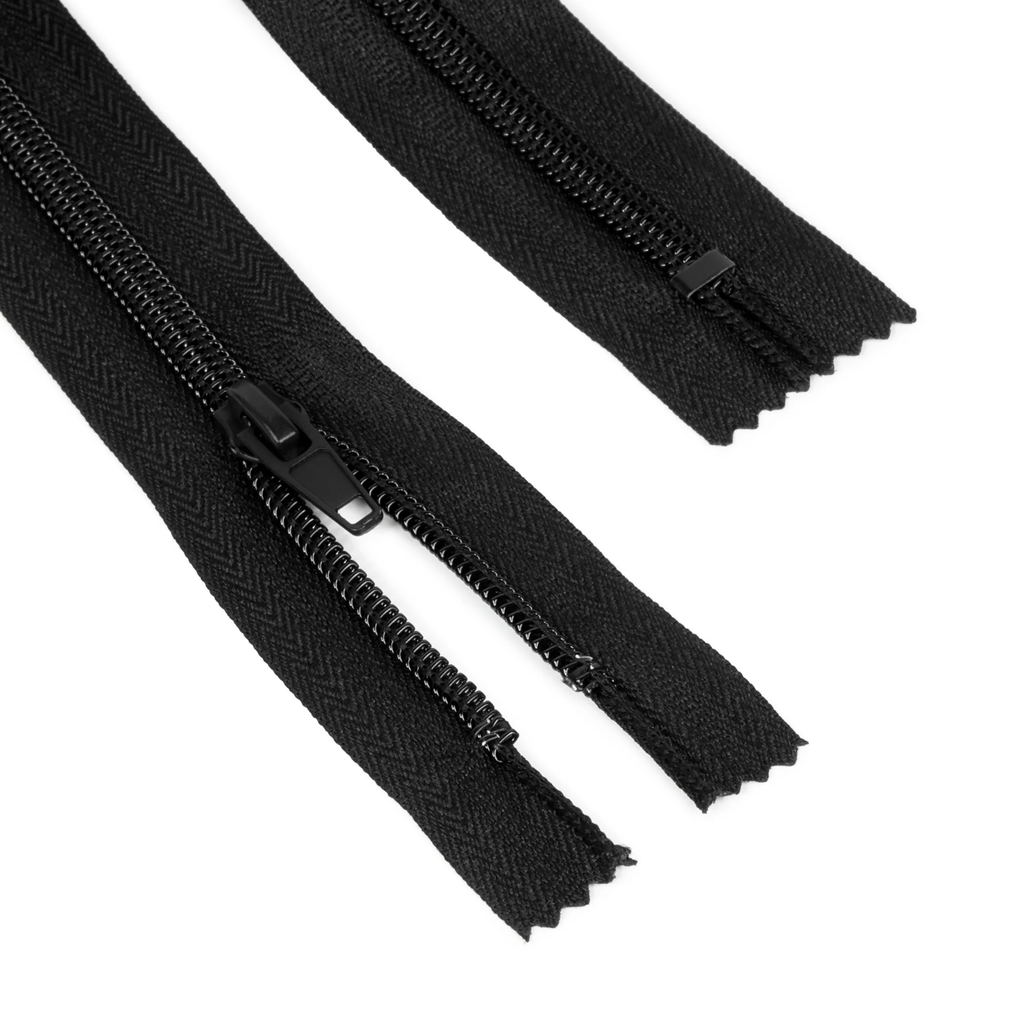 Nylon Upholstery Zipper, Black, 2 yd - Image 2