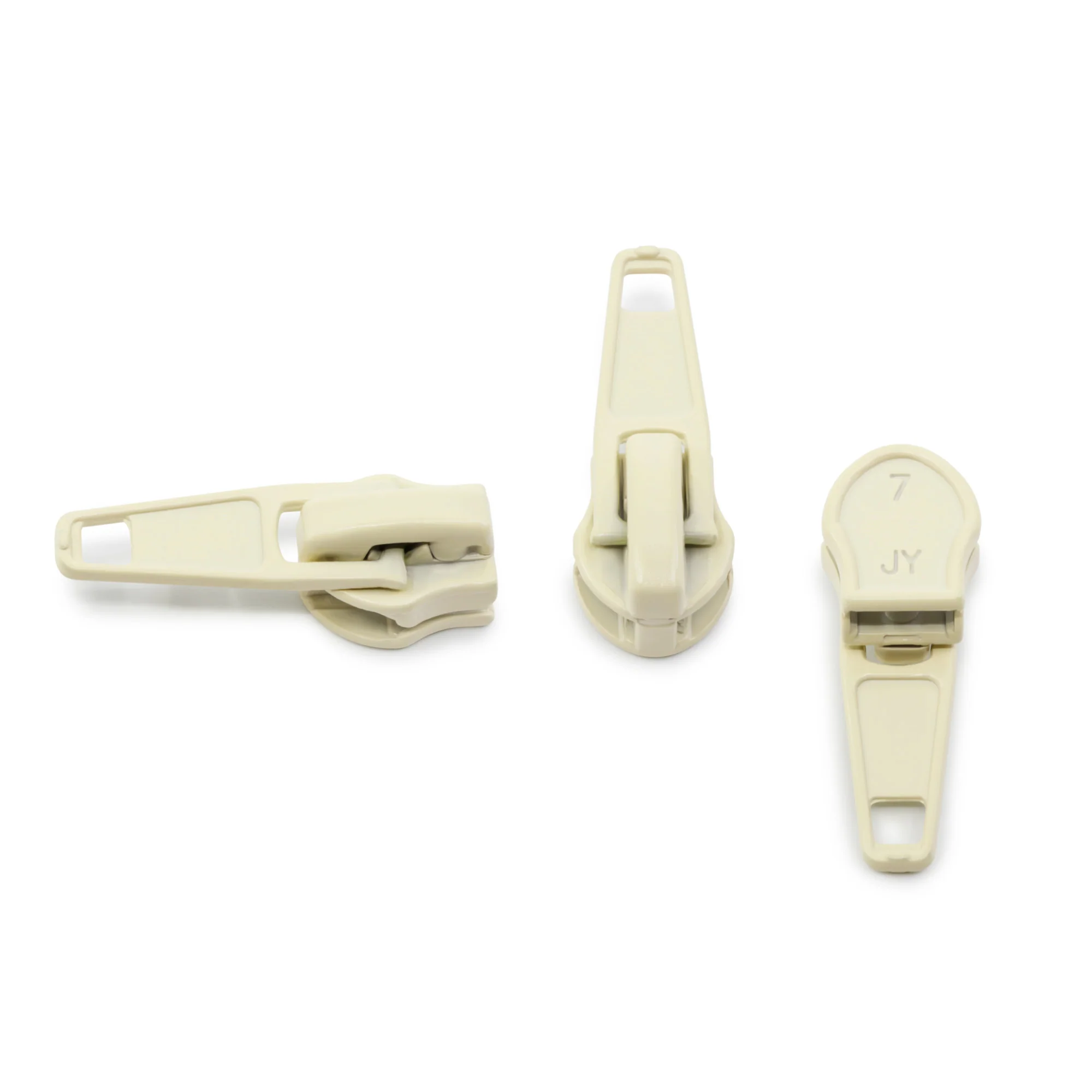 Zipper Slides, Cream, 6 pc - Image 2