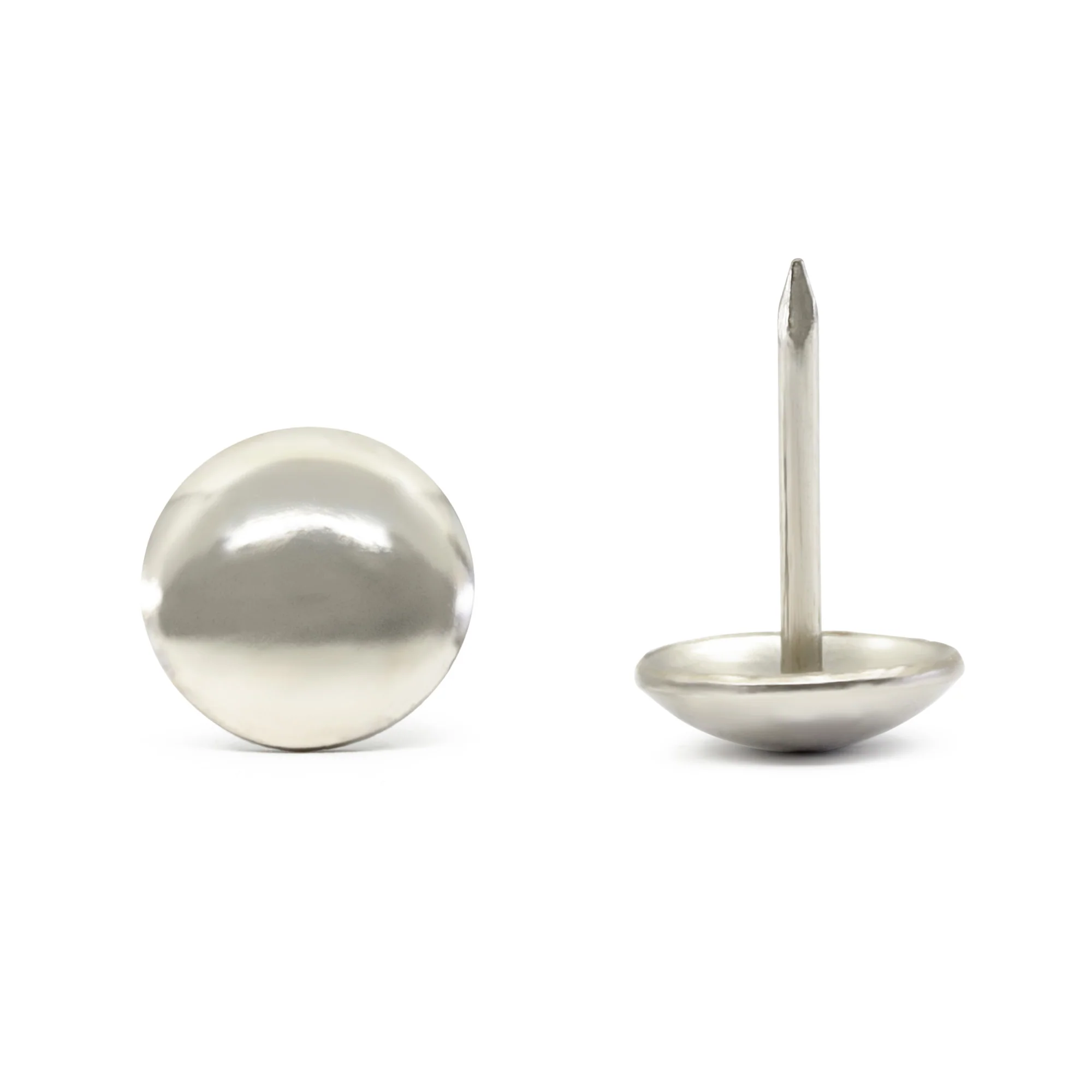 7/16" Decorative Nailhead Trim, Nickel, 75 pc - Image 4