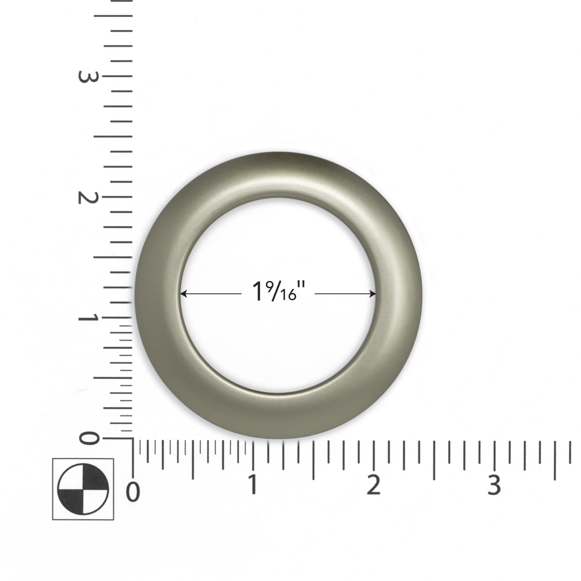 1-9/16" Curtain Grommets, Champagne, 16 Sets - Image 2