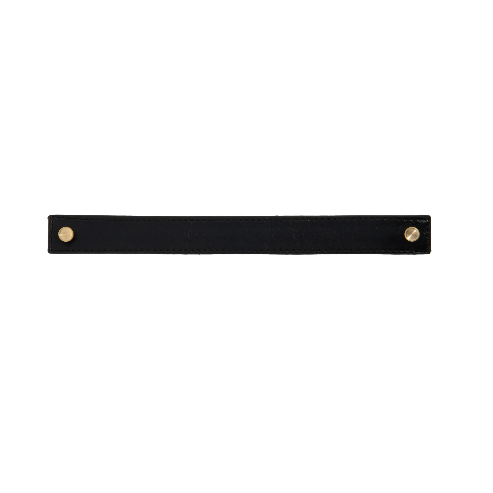 10" Faux Leather Handle Set, Black - Image 2