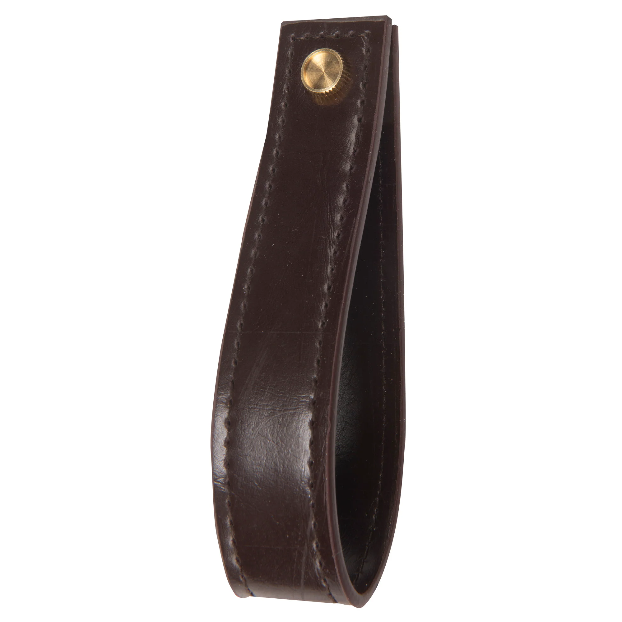 10" Faux Leather Handle Set, Brown - Image 4