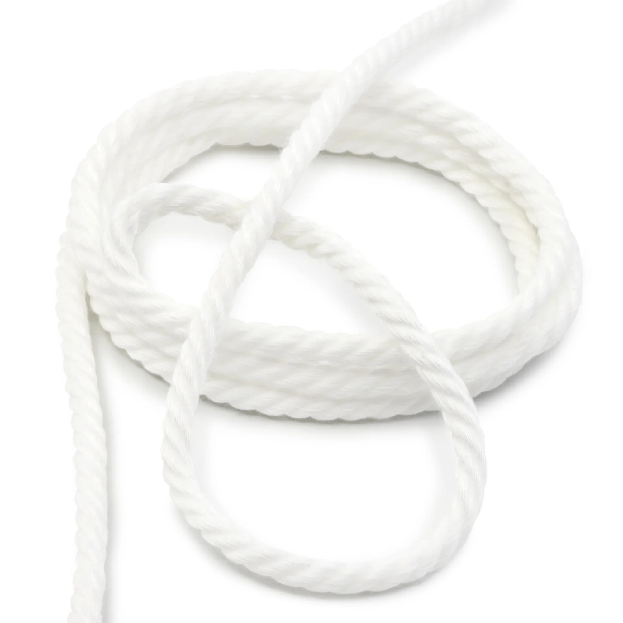 5/32" Cable Cord, White, 10  yd - Image 2